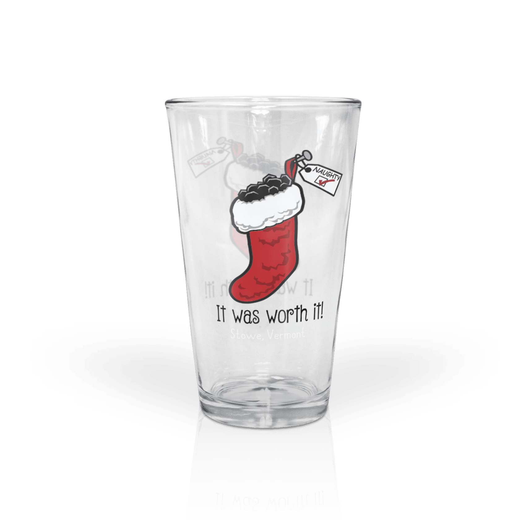 Clear 16 oz Pint Glass