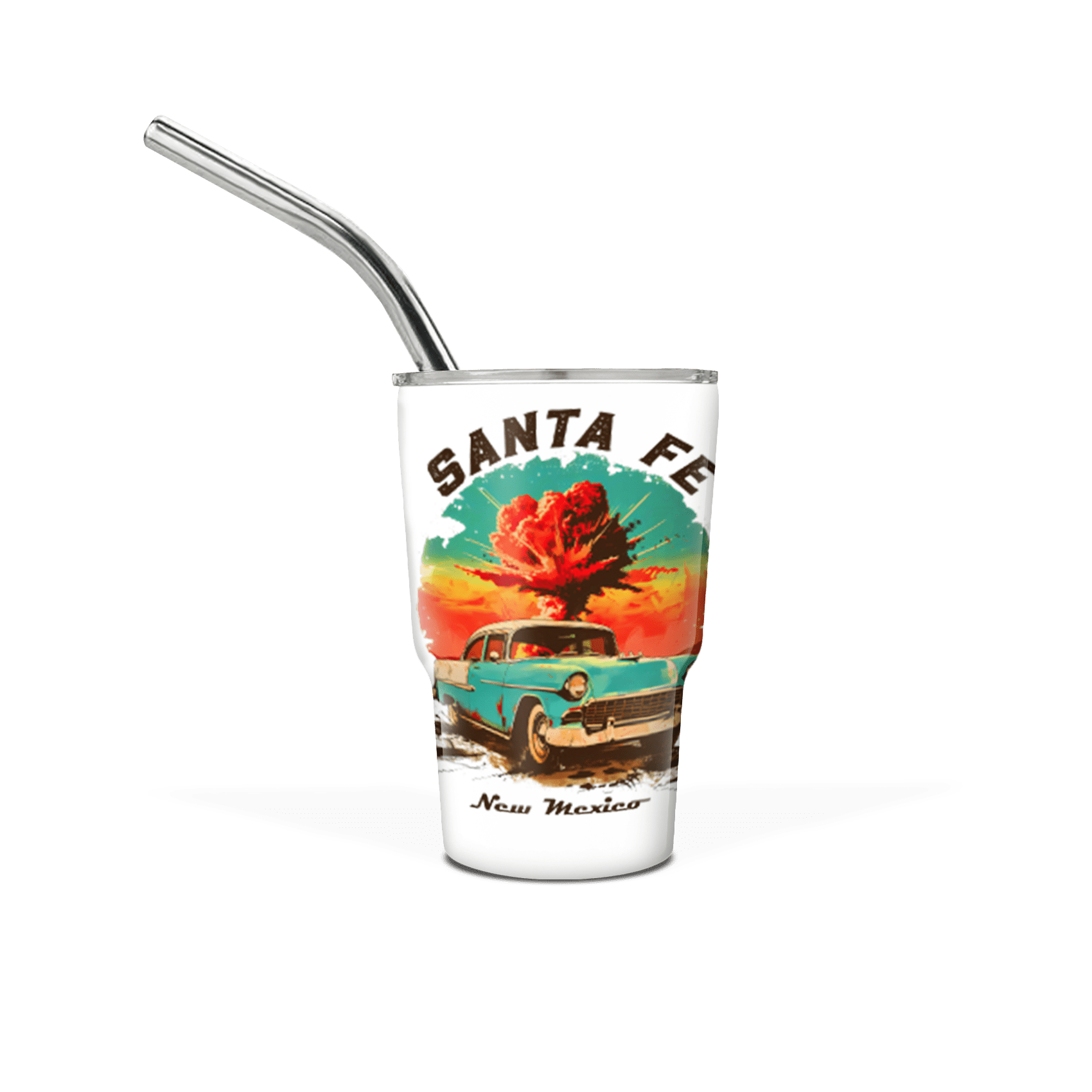 Mini 3 oz Tumbler with Straw
