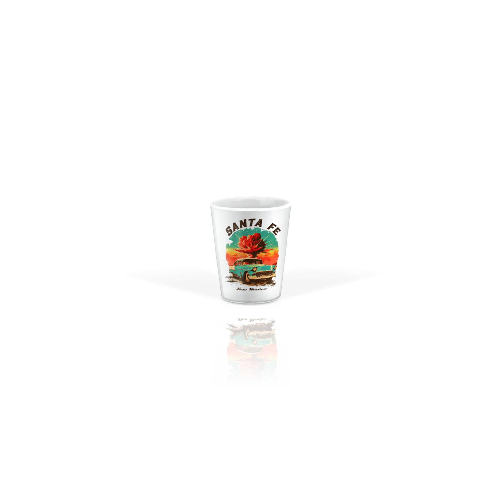 Ceramic Shot Glass 2oz White