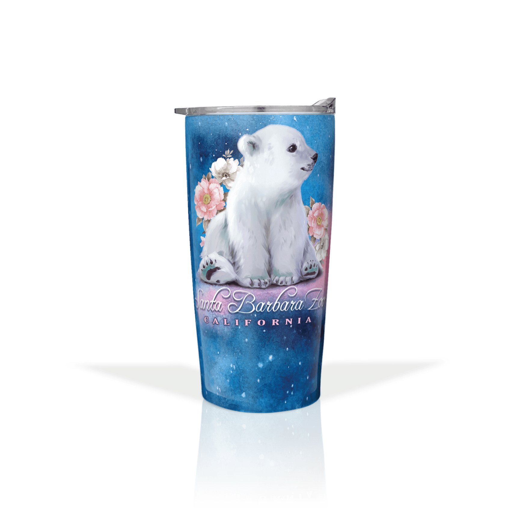 Aurora Floral Polar Bear