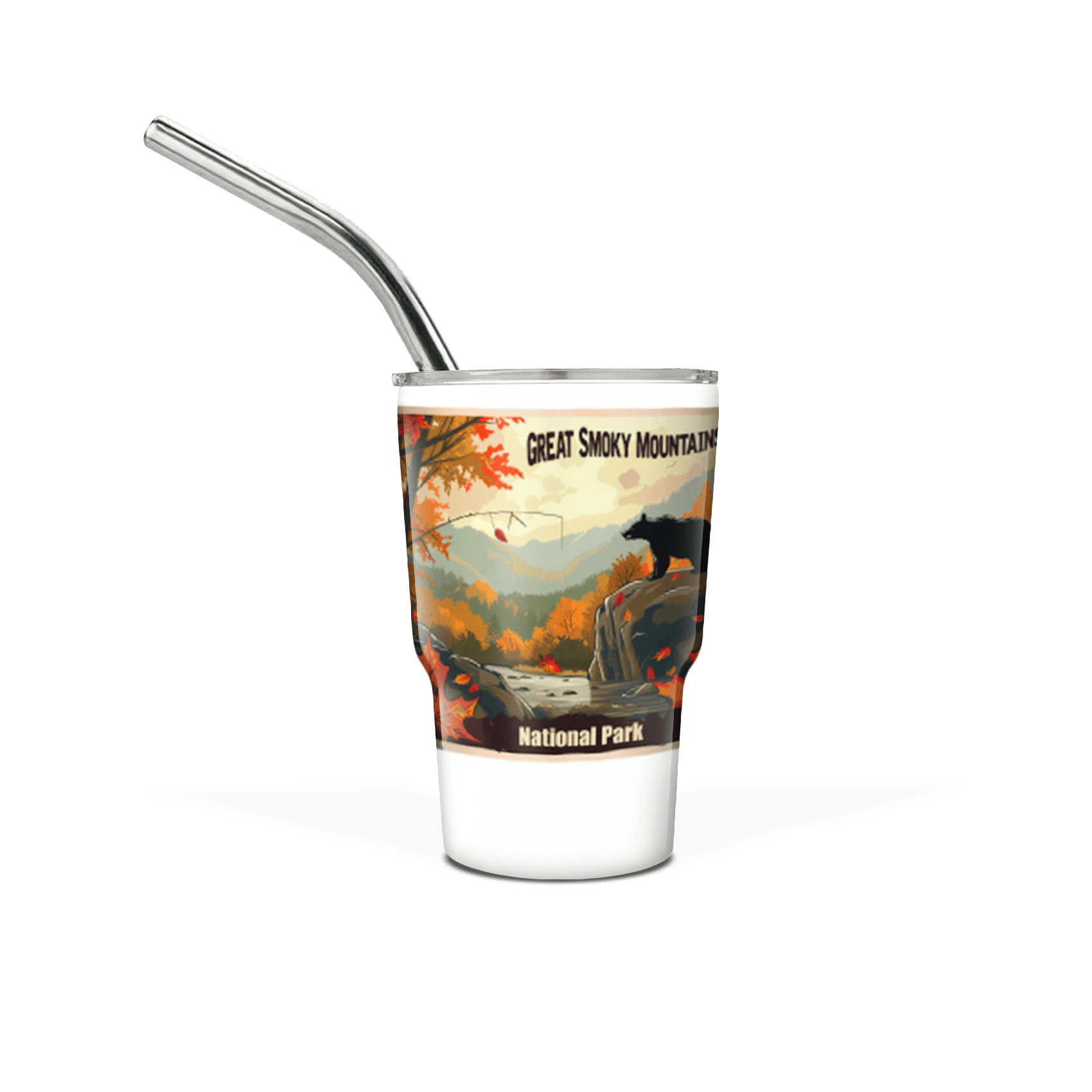 Mini 3 oz Tumbler with Straw