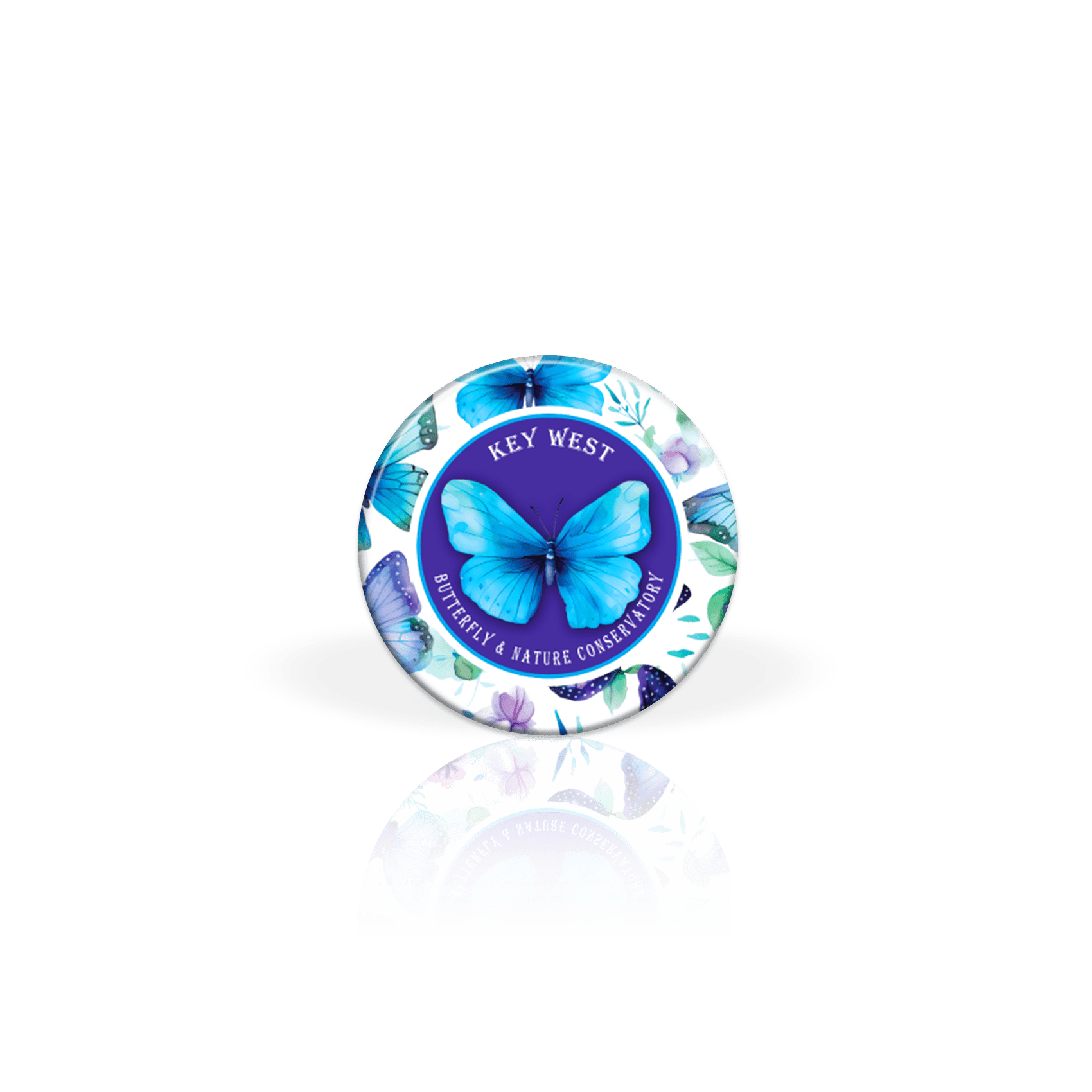 Aqua and Purple Butterflies