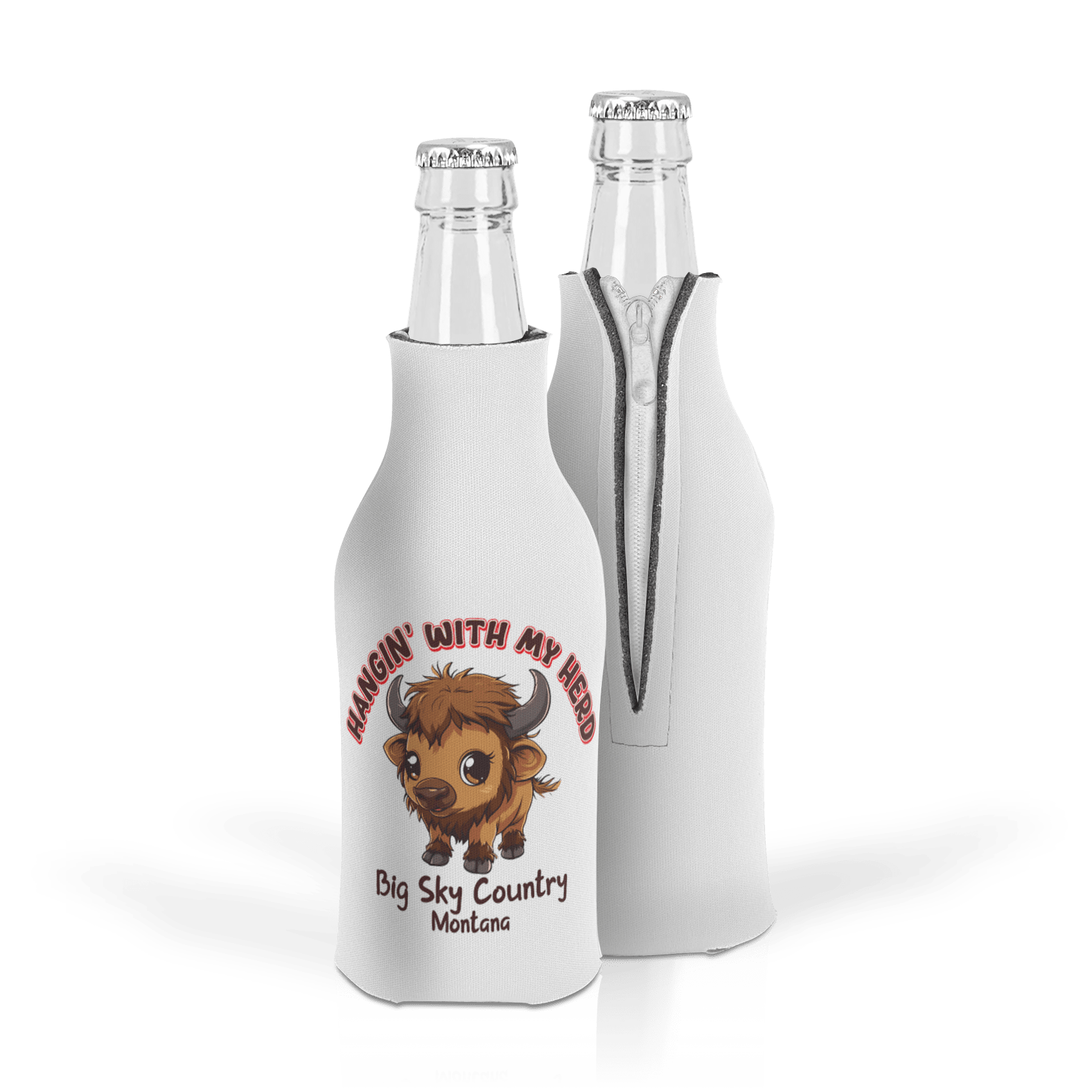 Scuba Foam Zippered Bottle