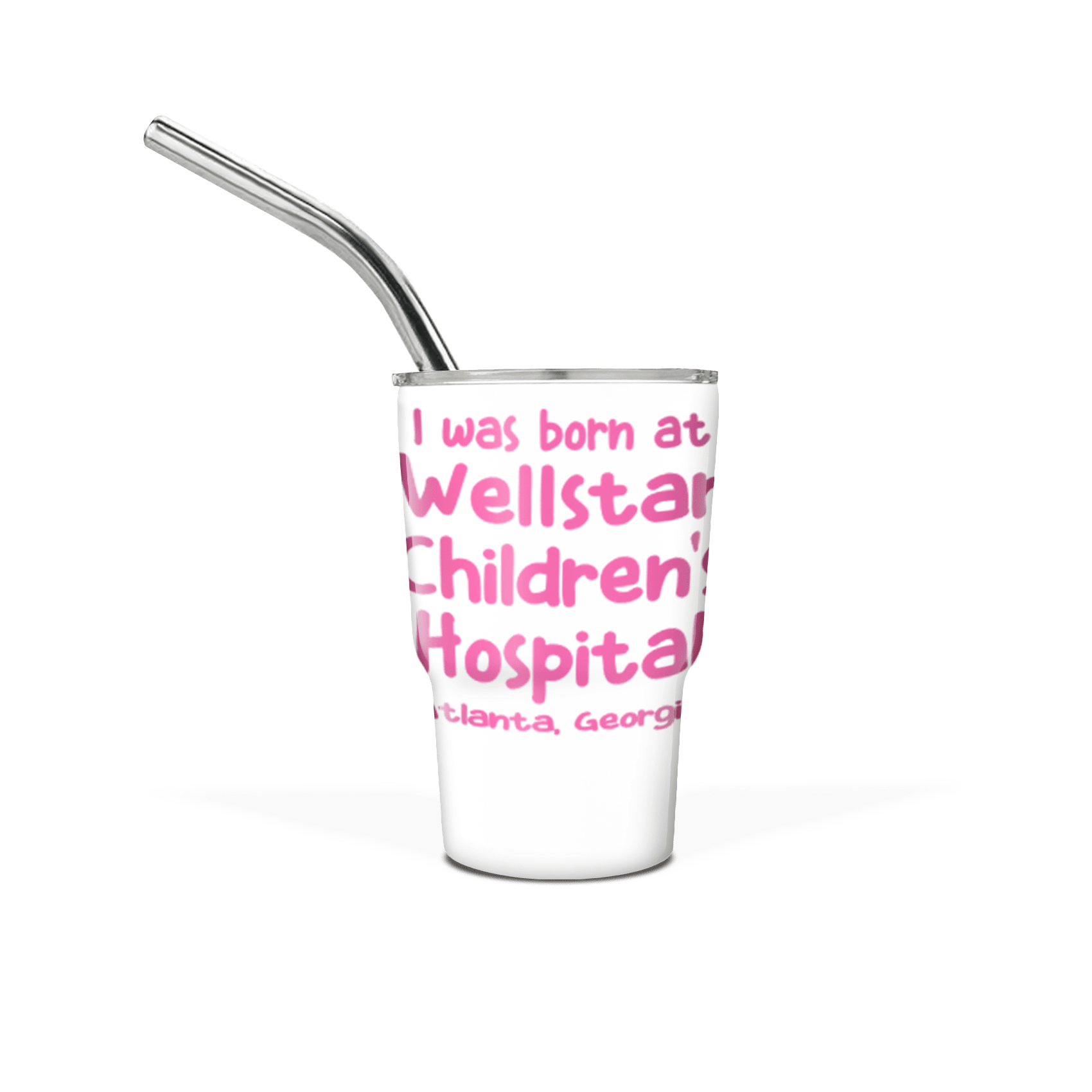 Mini 3 oz Tumbler with Straw