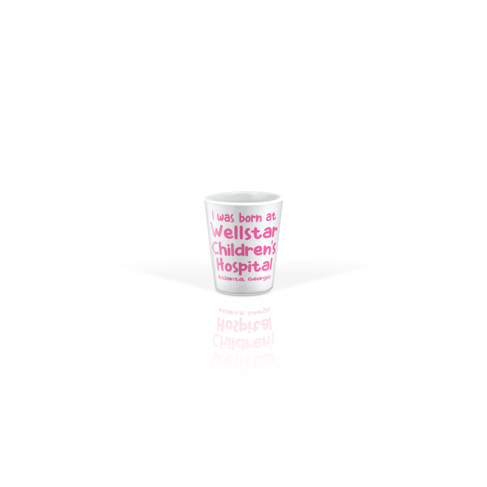 Ceramic Shot Glass 2oz White