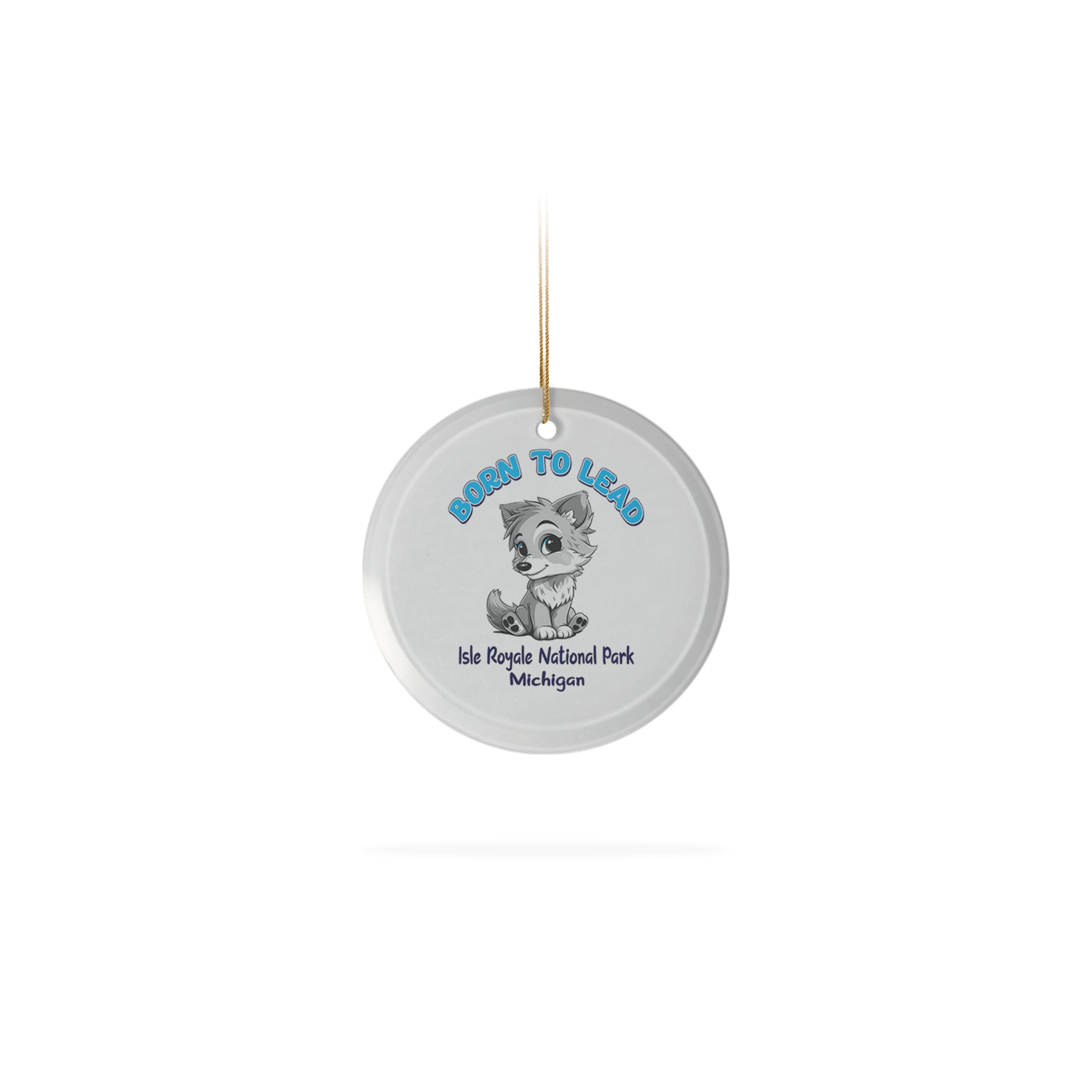 Frosted Glass Ornament 3.5"