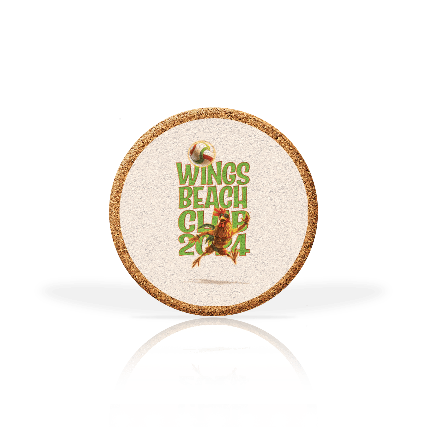 WBC Left Chest Oval  Rust- Back MDJ Rooster-Text-Green