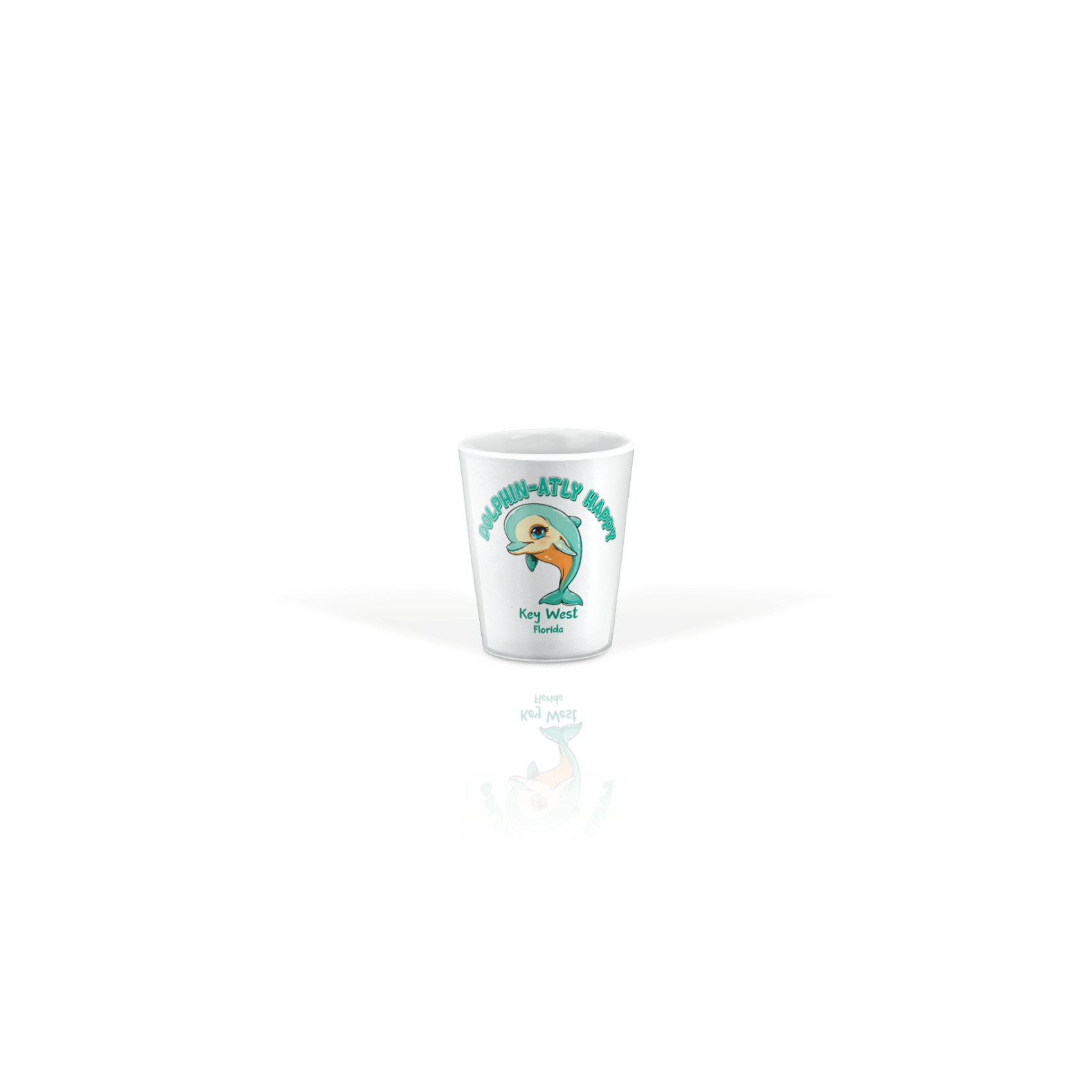 Ceramic Shot Glass 2oz White