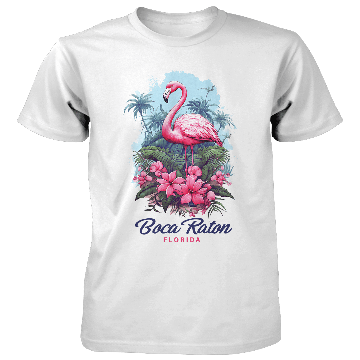 Botanical Flamingo