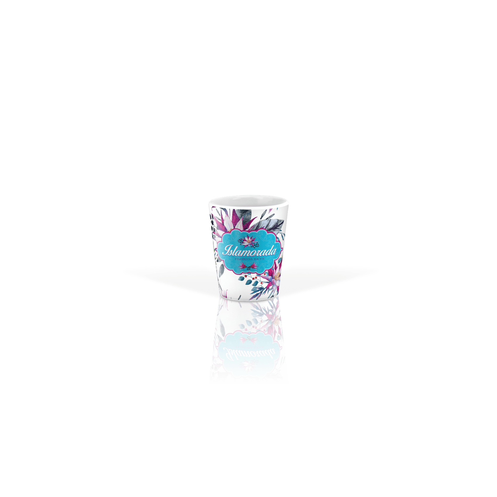 Ceramic Shot Glass 2oz White