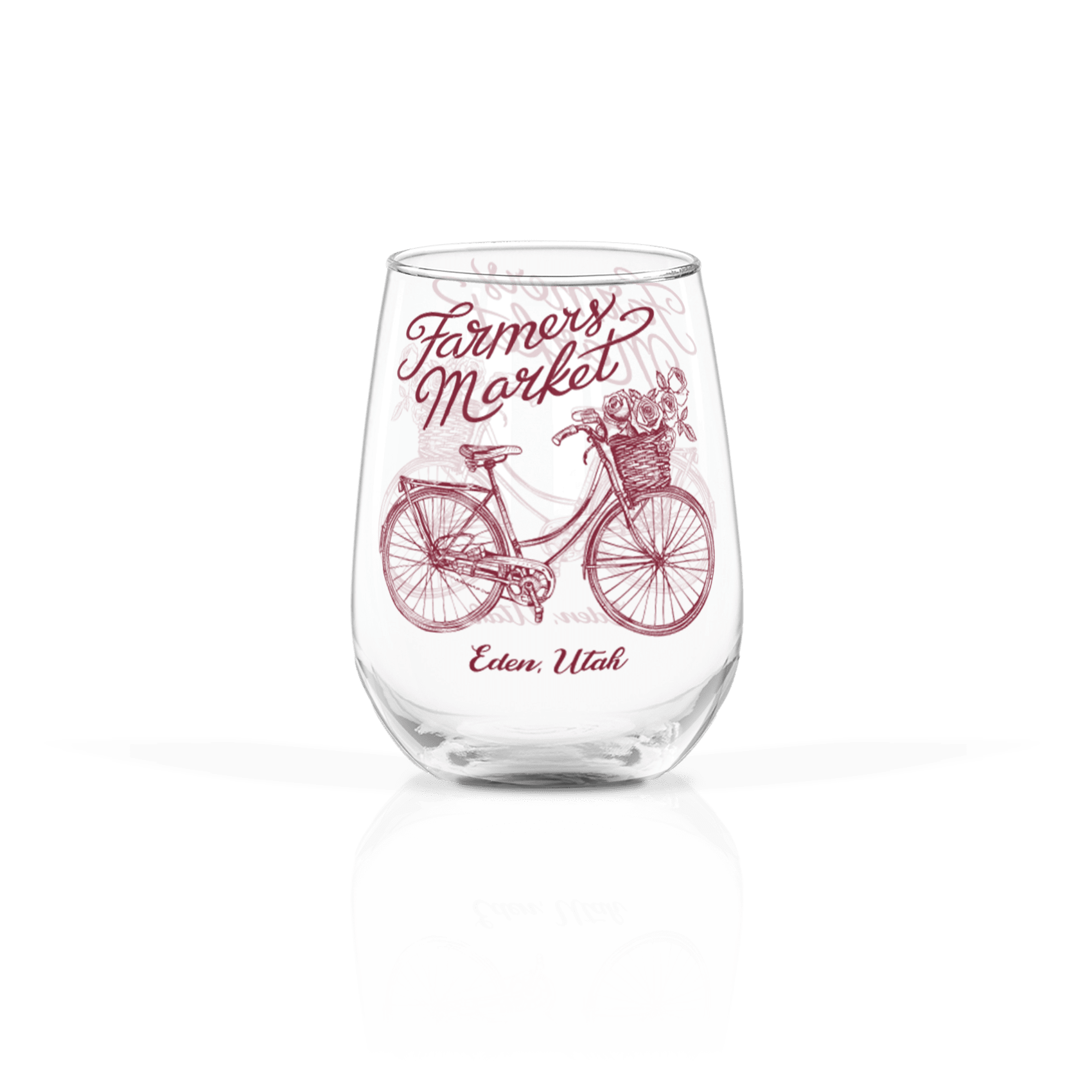 Clear 17oz Stemless Wine Glass