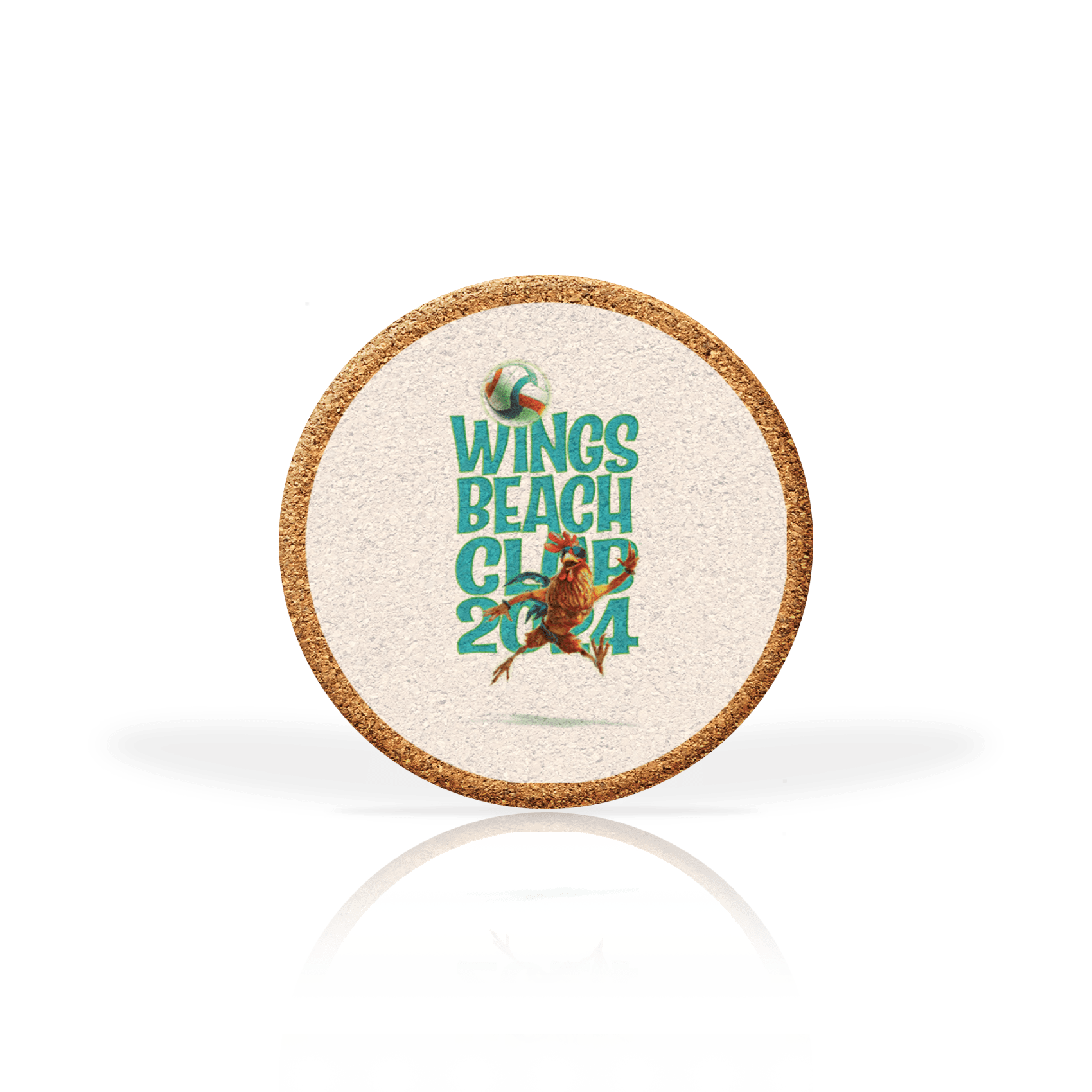 WBC Left Chest Linear Rust - Back MDJ Rooster-Text-Ocean