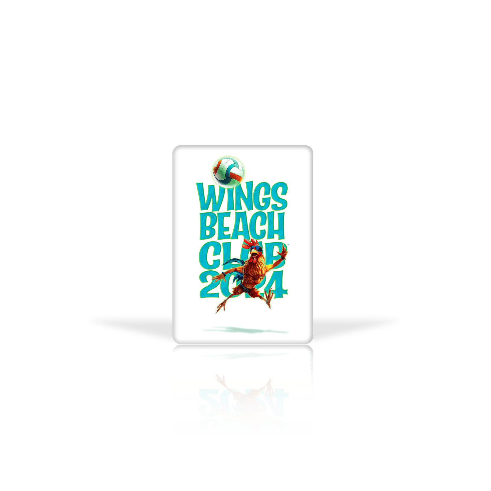 WBC Left Chest Linear Rust - Back MDJ Rooster-Text-Ocean