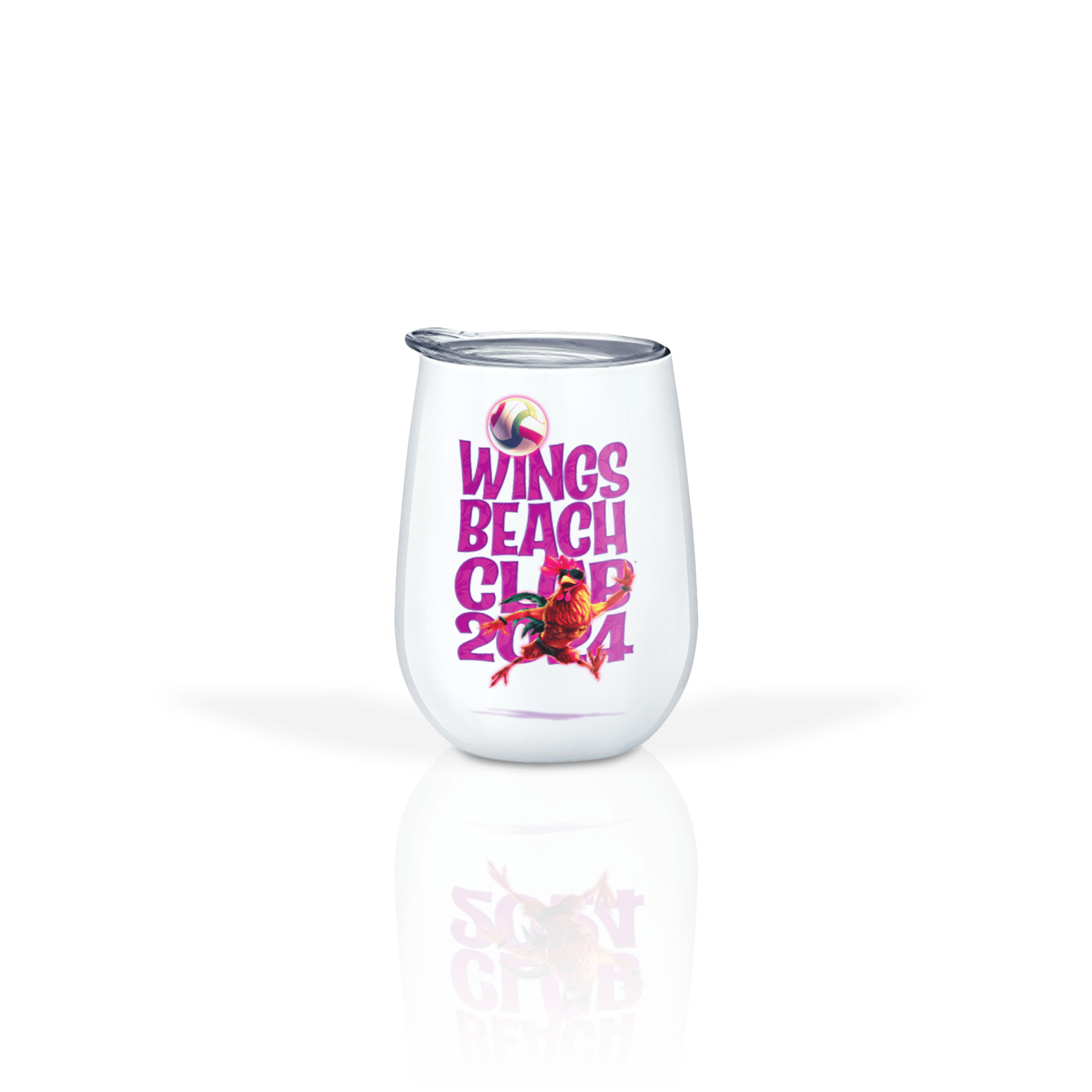 WBC Left Chest Linear Fuchsia - Back MDJ Rooster-Text-Fuchsia