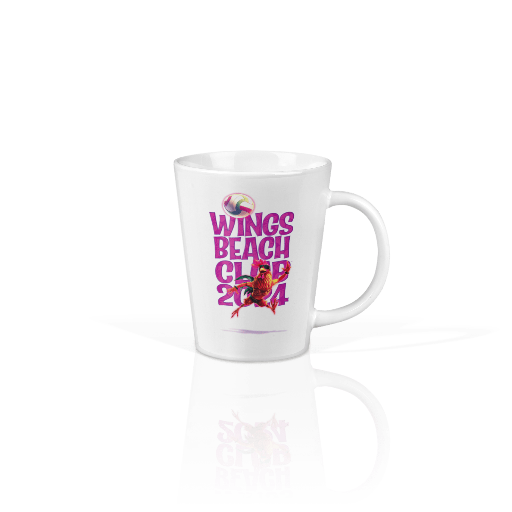 WBC Left Chest Linear Fuchsia - Back MDJ Rooster-Text-Fuchsia