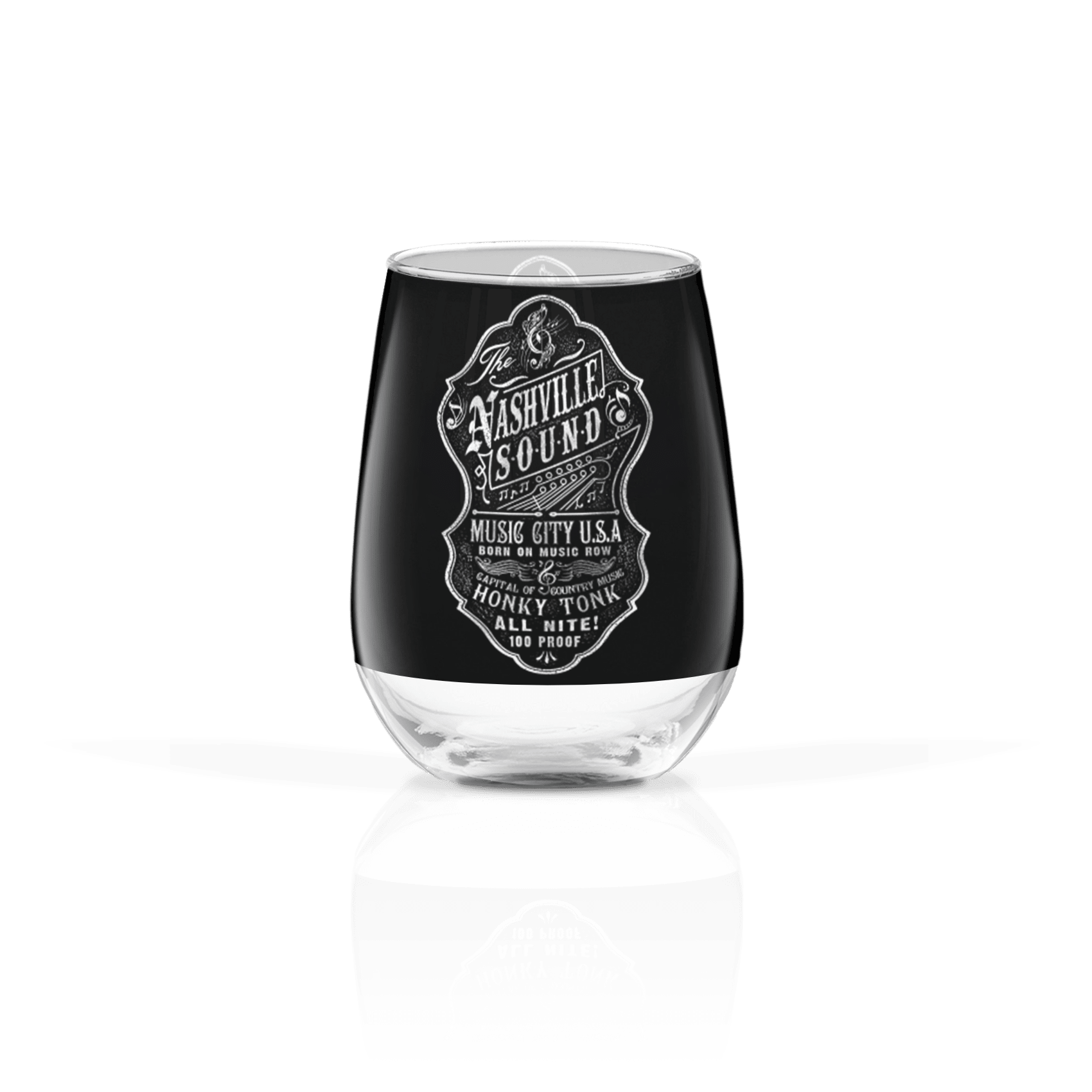 Clear 17oz Stemless Wine Glass