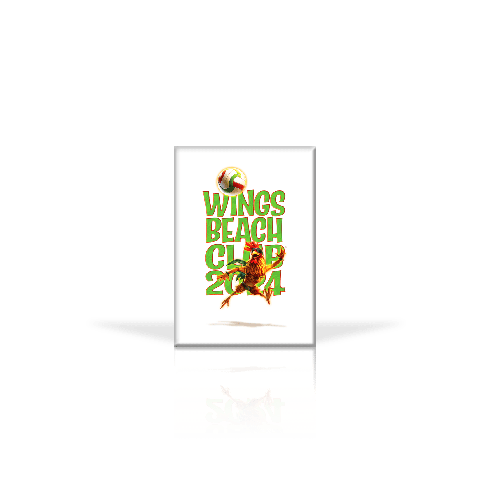 WBC Left Chest Linear Rust - Back MDJ Rooster-Text-Green