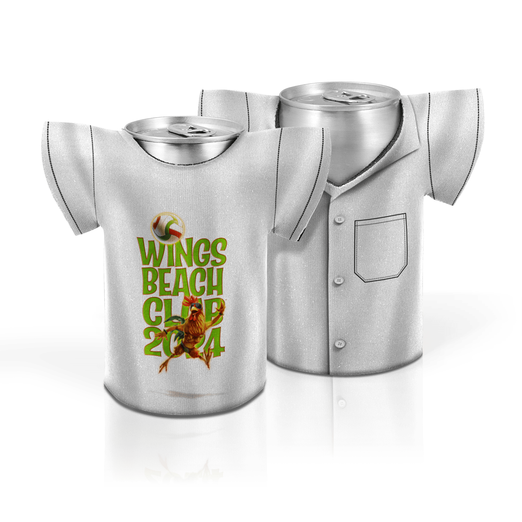 WBC Left Chest Linear Rust - Back MDJ Rooster-Text-Green