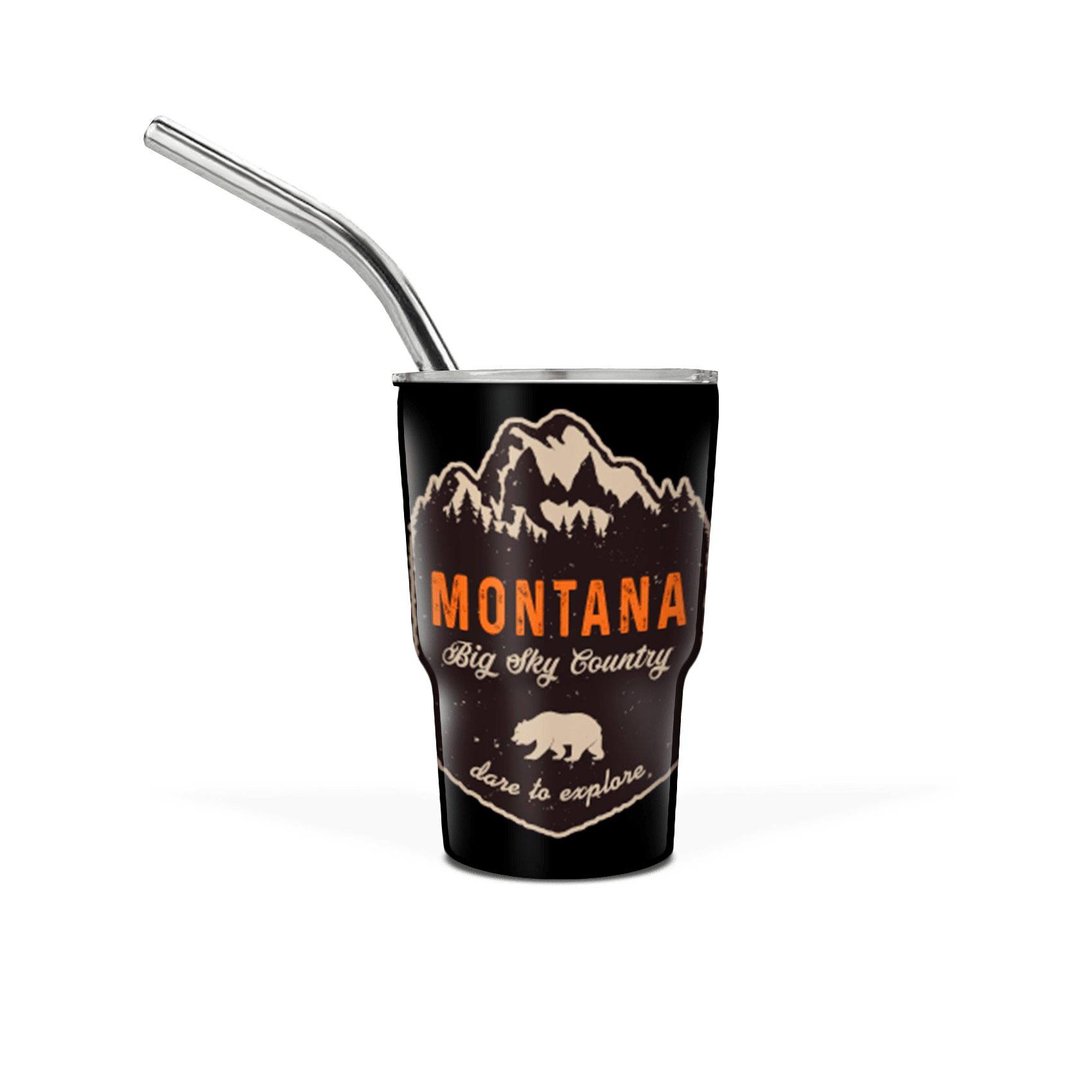 Mini 3 oz Tumbler with Straw