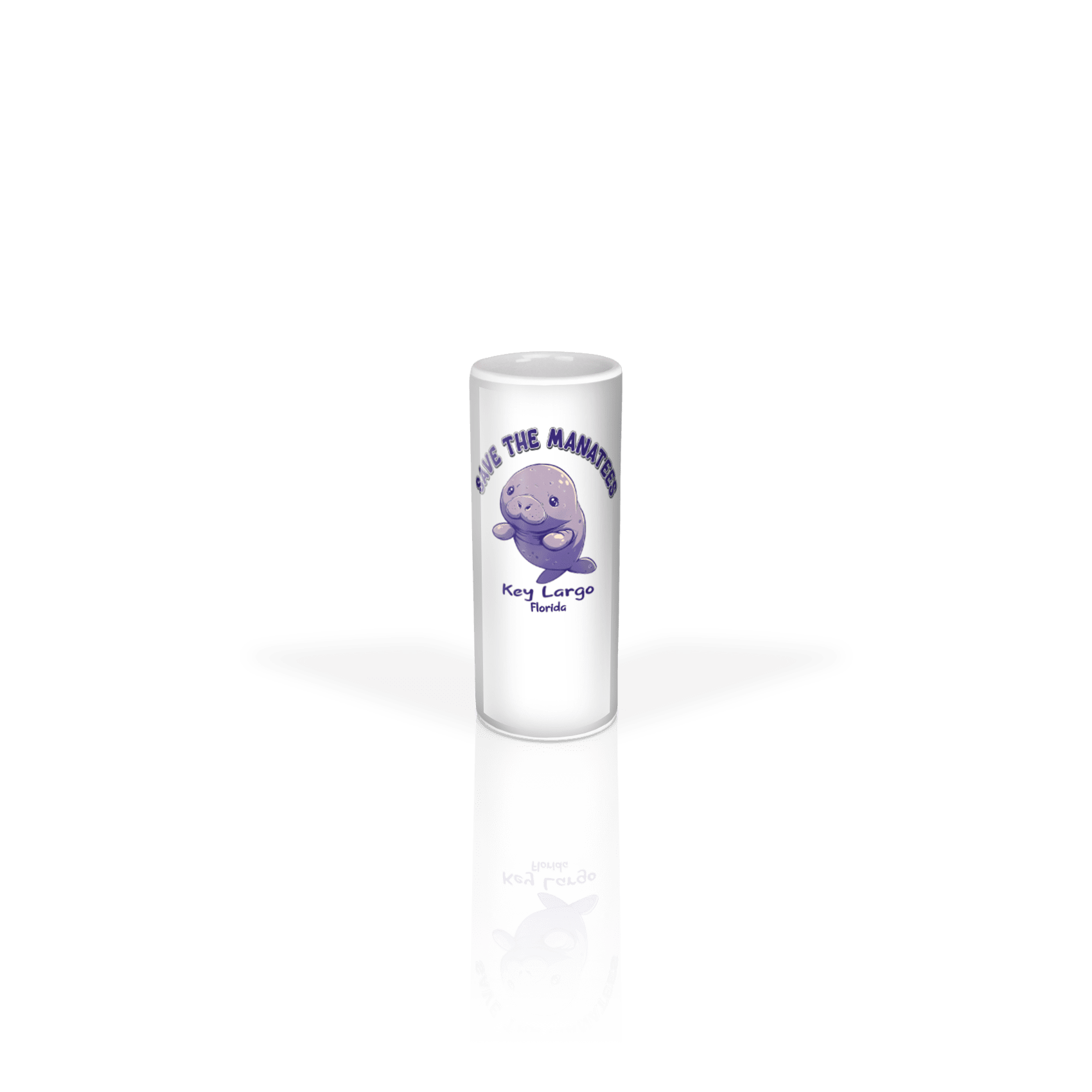 Ceramic Shooter 3oz White
