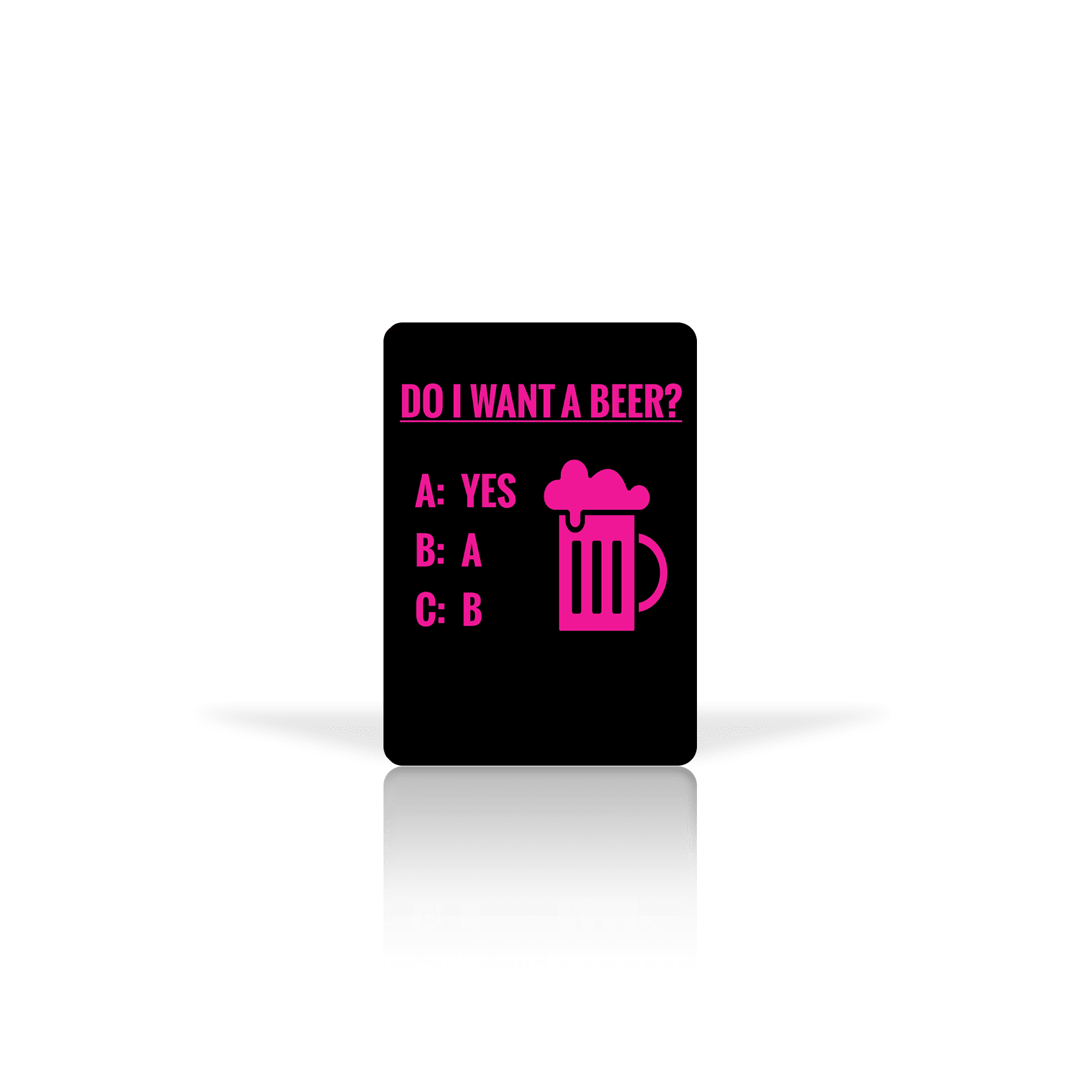 BEER QUIZ Fuchsia