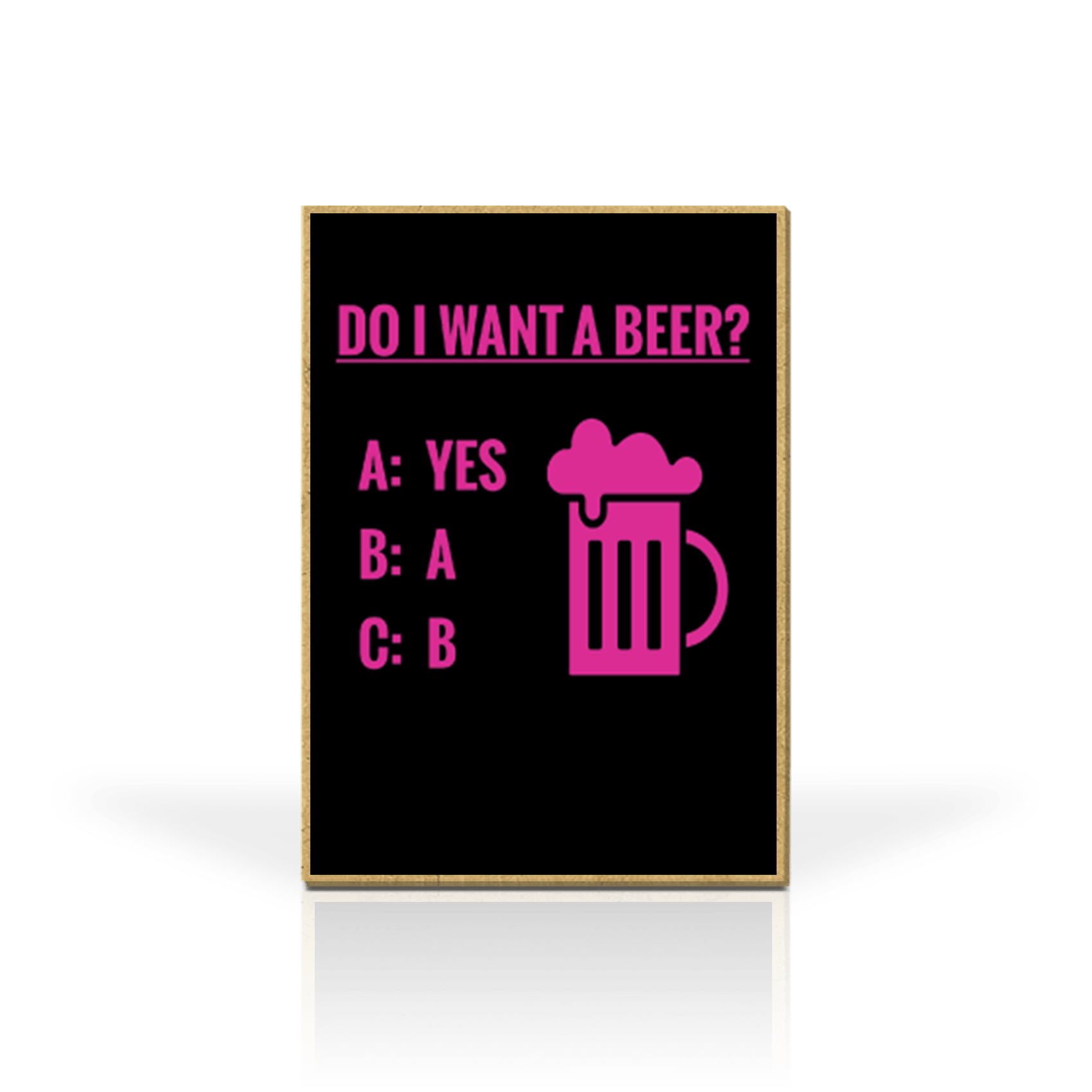BEER QUIZ Fuchsia