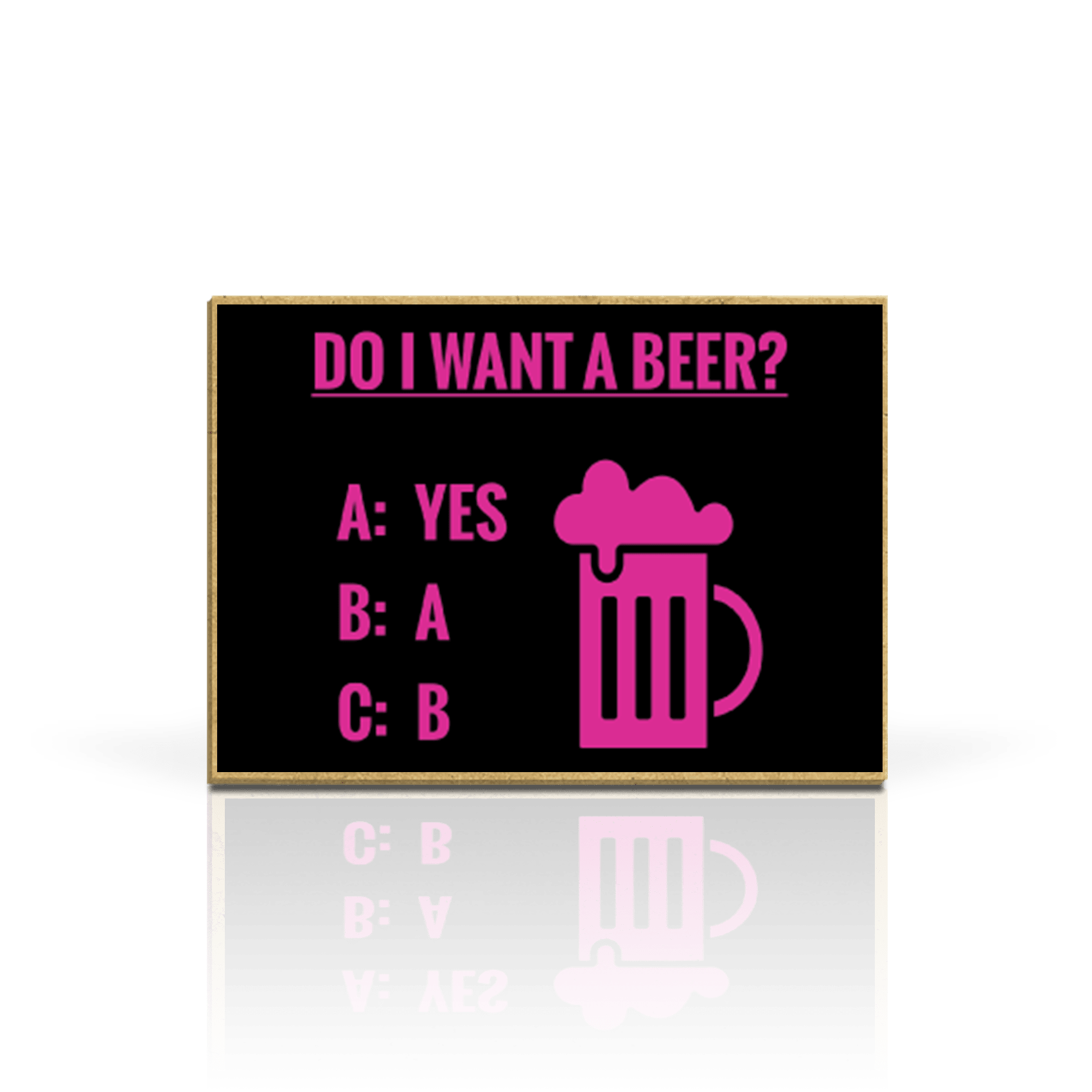 BEER QUIZ Fuchsia