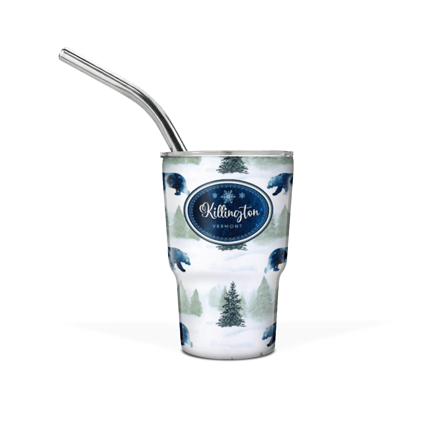 Mini 3 oz Tumbler with Straw