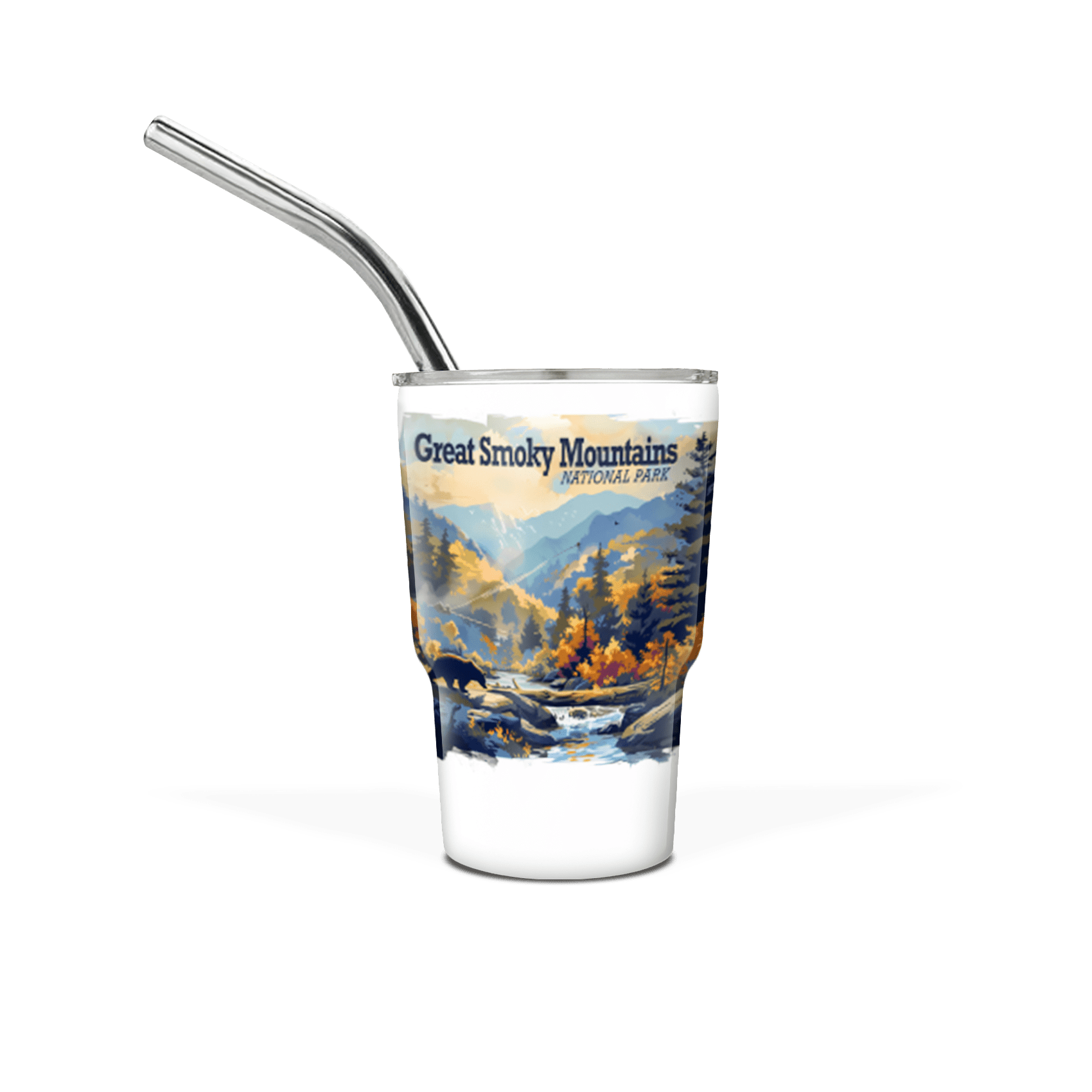 Mini 3 oz Tumbler with Straw