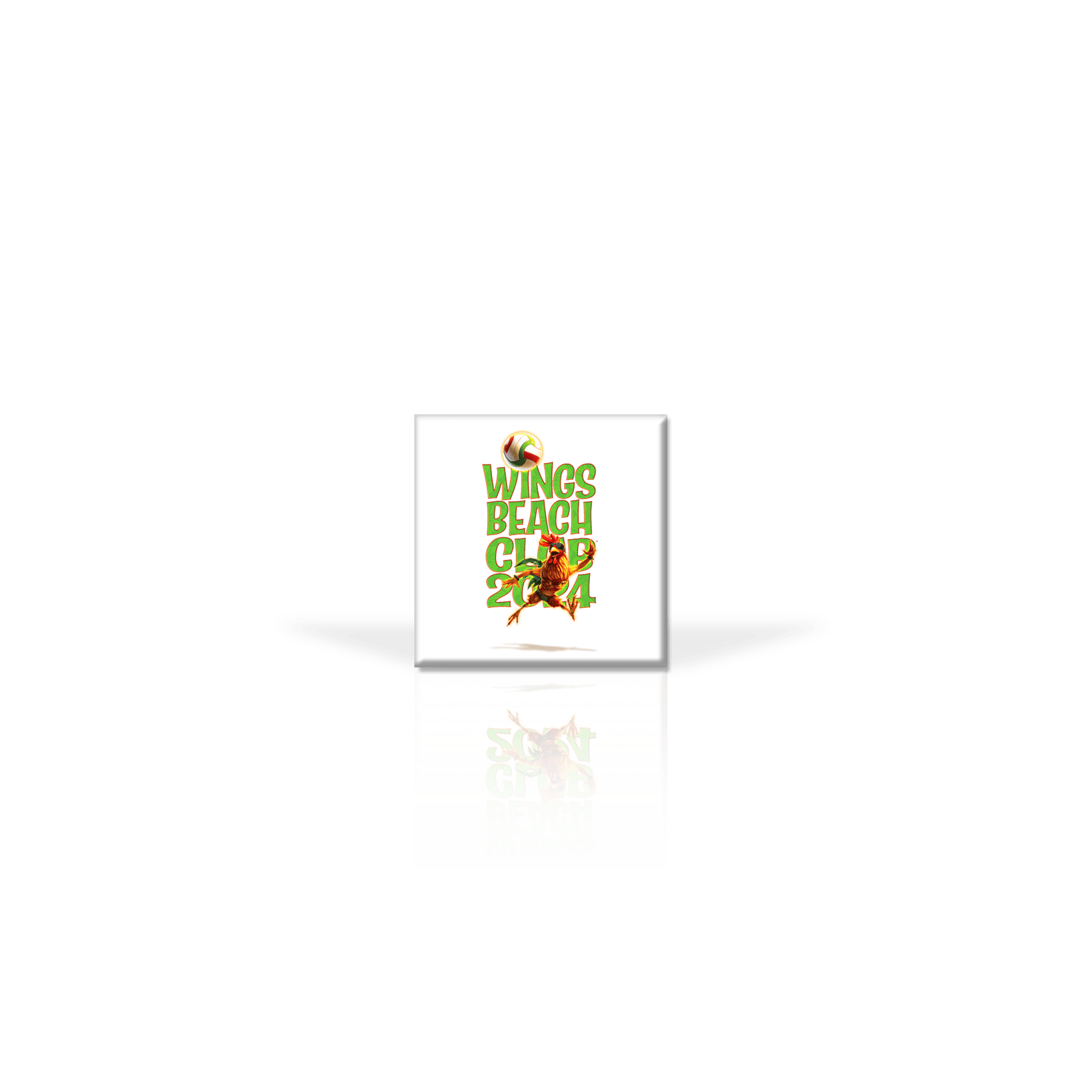 WBC Left Chest Shape Dk Green - Back MDJ Rooster-Text-Green