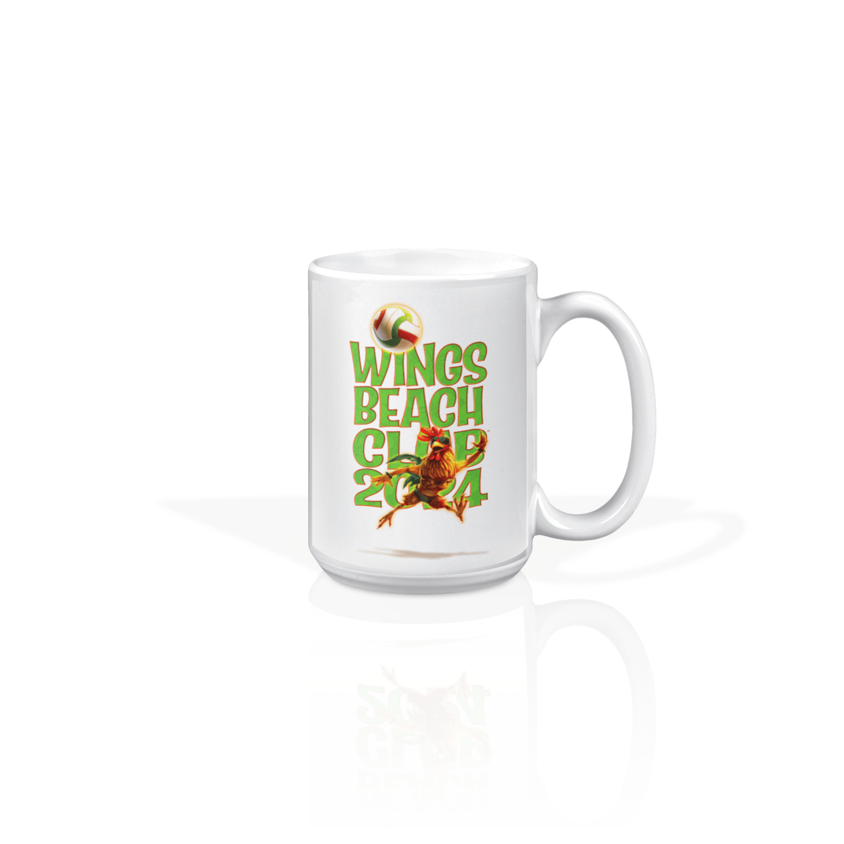 WBC Left Chest Shape Dk Green - Back MDJ Rooster-Text-Green