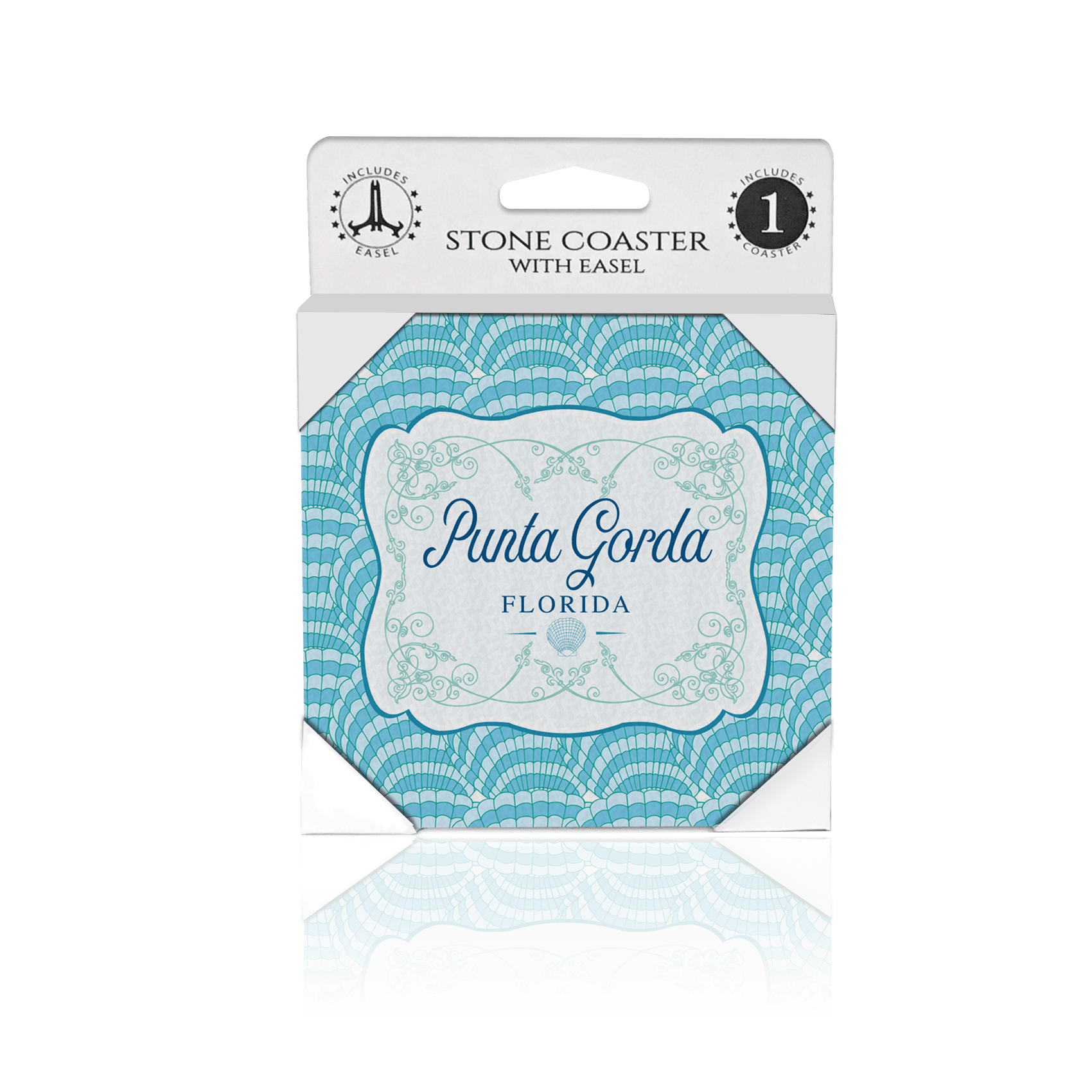 Blue Scallop Pattern