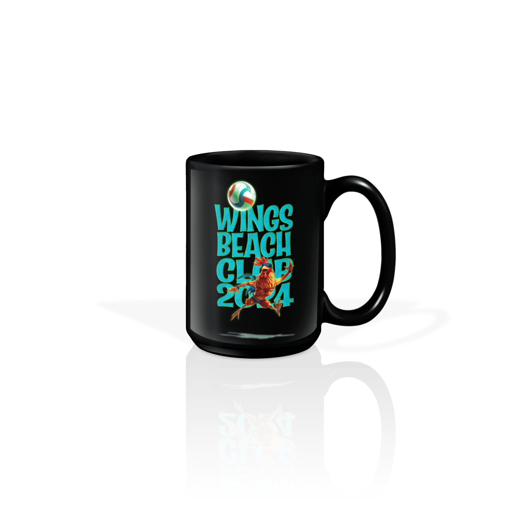 WBC Left Chest Shape Rust - Back MDJ Rooster-Text-Ocean