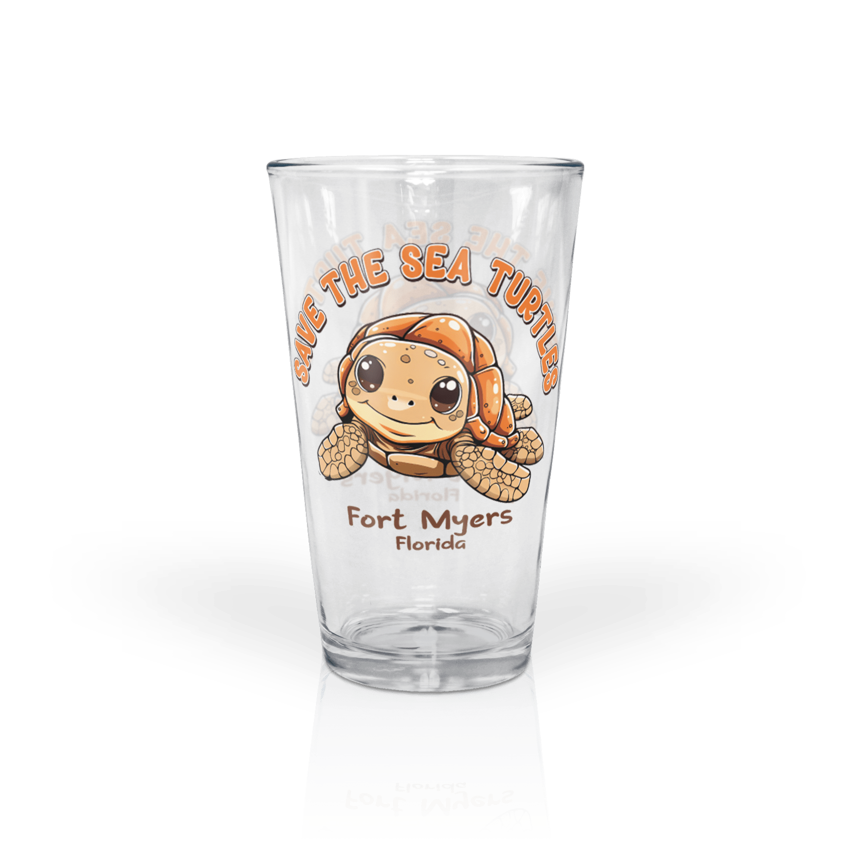 Clear 16 oz Pint Glass