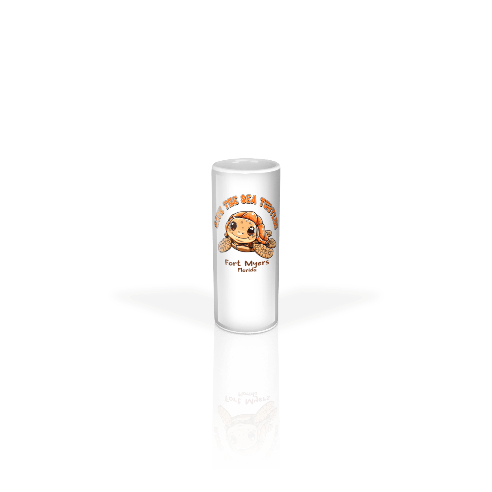 Ceramic Shooter 3oz White