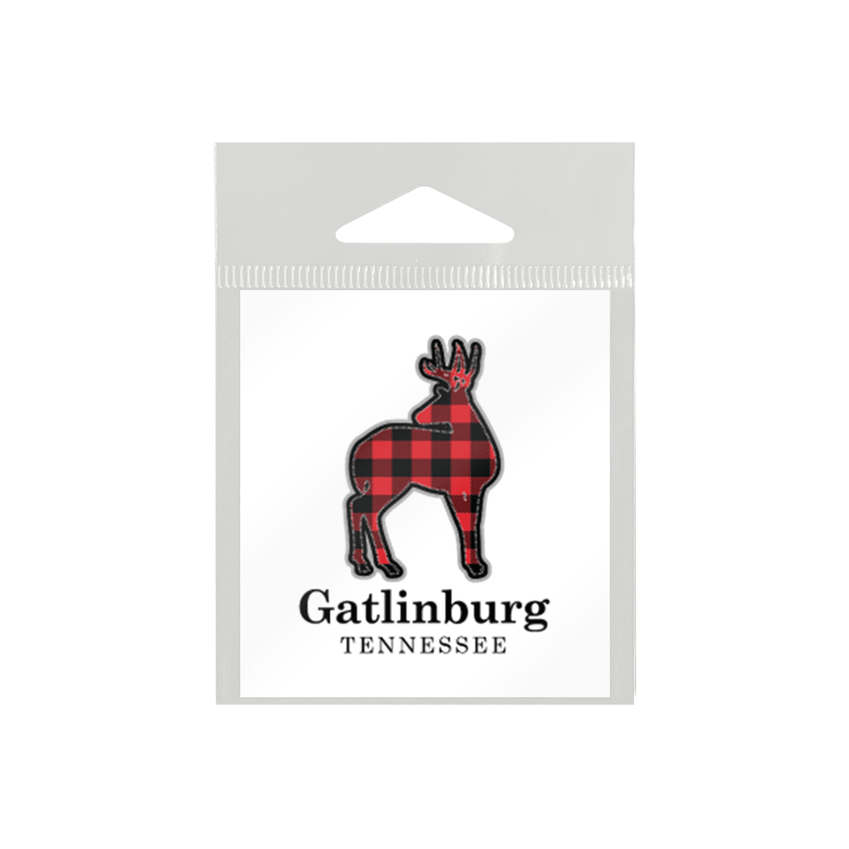 Buffalo Plaid Deer