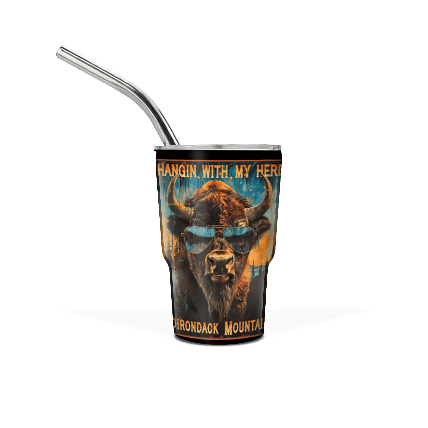 Mini 3 oz Tumbler with Straw