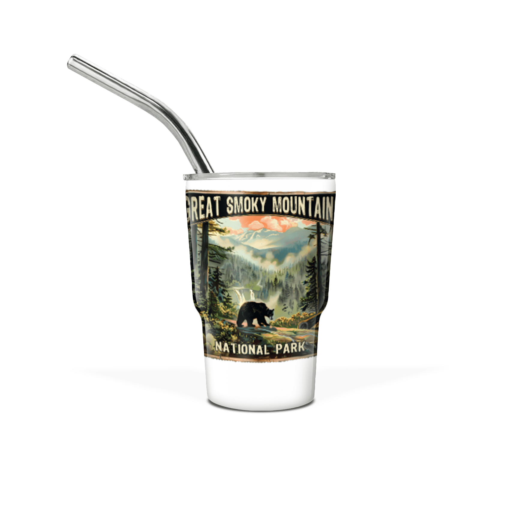Mini 3 oz Tumbler with Straw