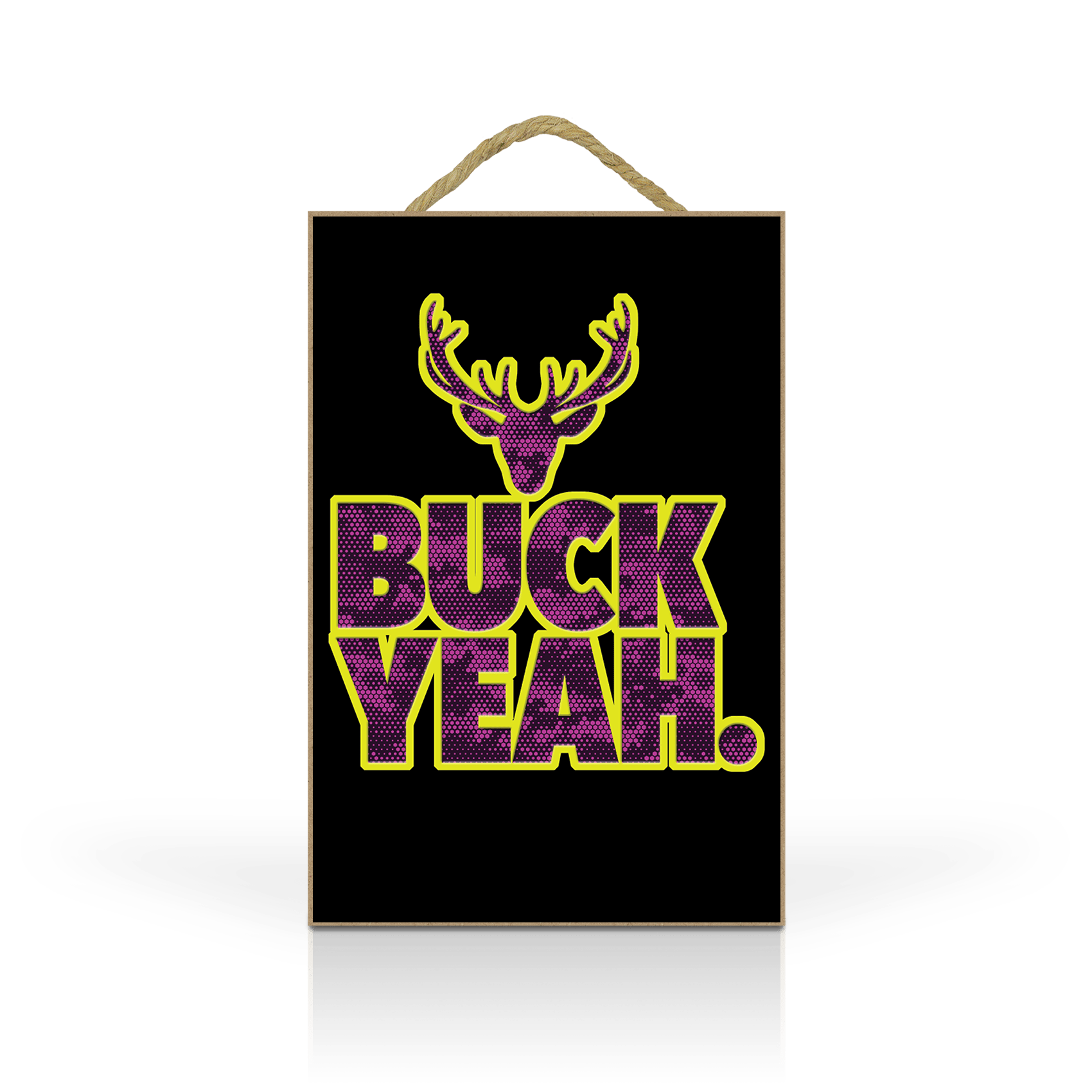 DigCamo Swoosh Left Chest Fuchsia-Lime - Buck Yeah Back Fuchsia-Lime