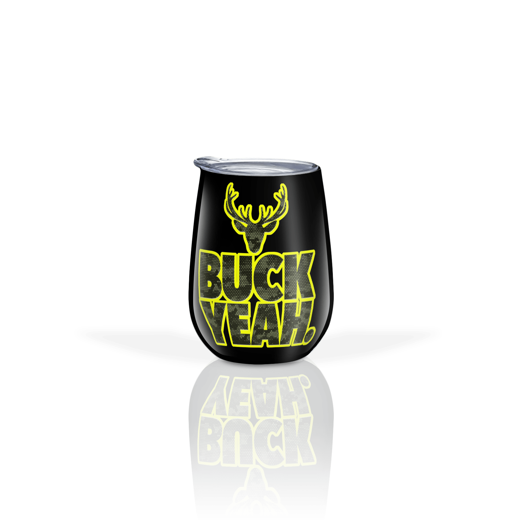 DigCamo Swoosh Left Chest Army-Green-Lime - Buck Yeah Back Army-Green-Lime