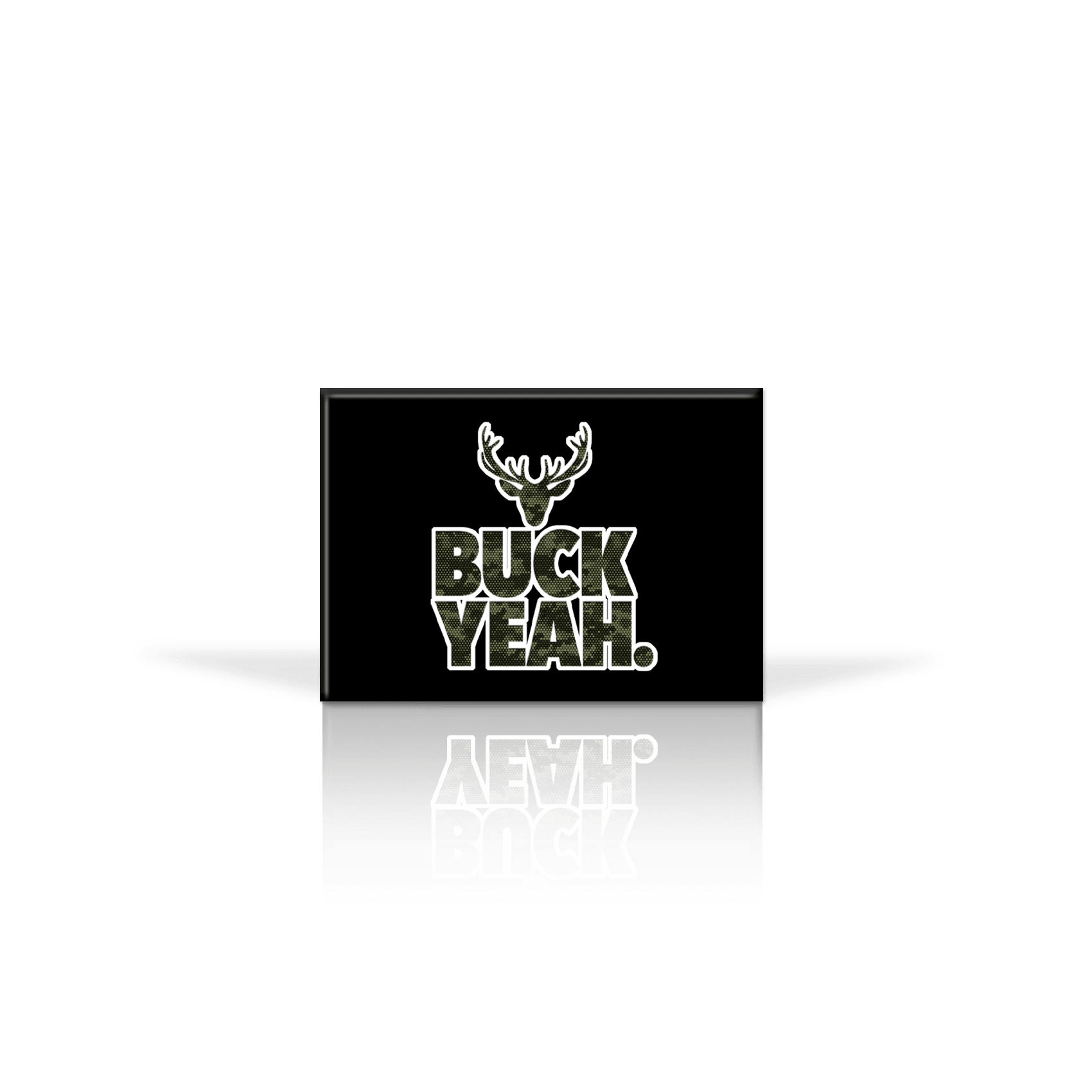 DigCamo Swoosh Left Chest Army-Green-White - Buck Yeah Back Army-Green-White