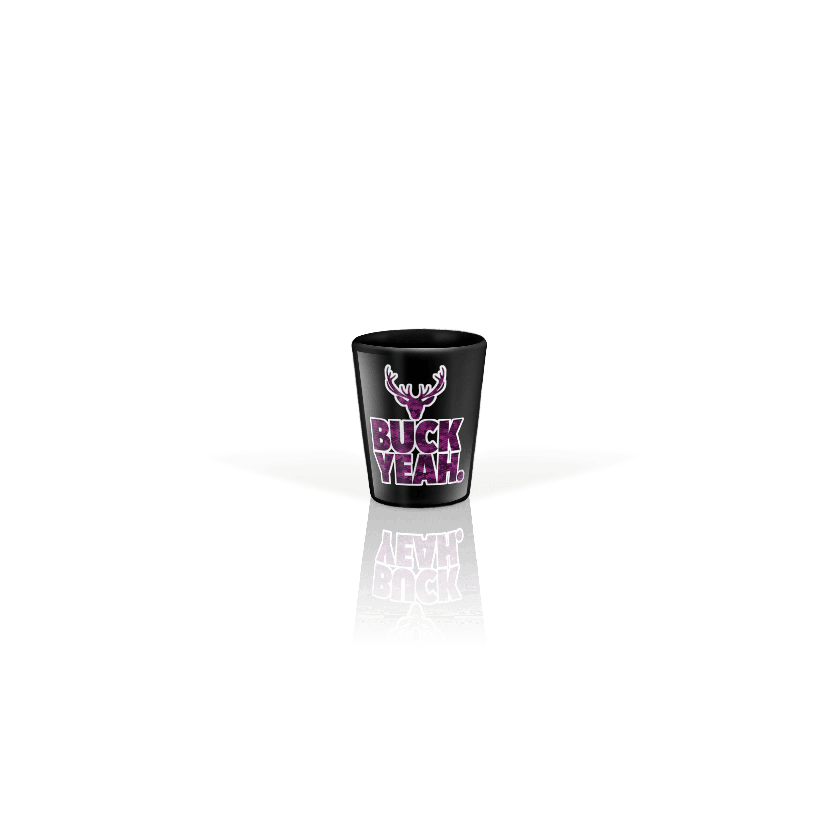 DigCamo Swoosh Left Chest Fuchsia-White - Buck Yeah Back Fuchsia-White