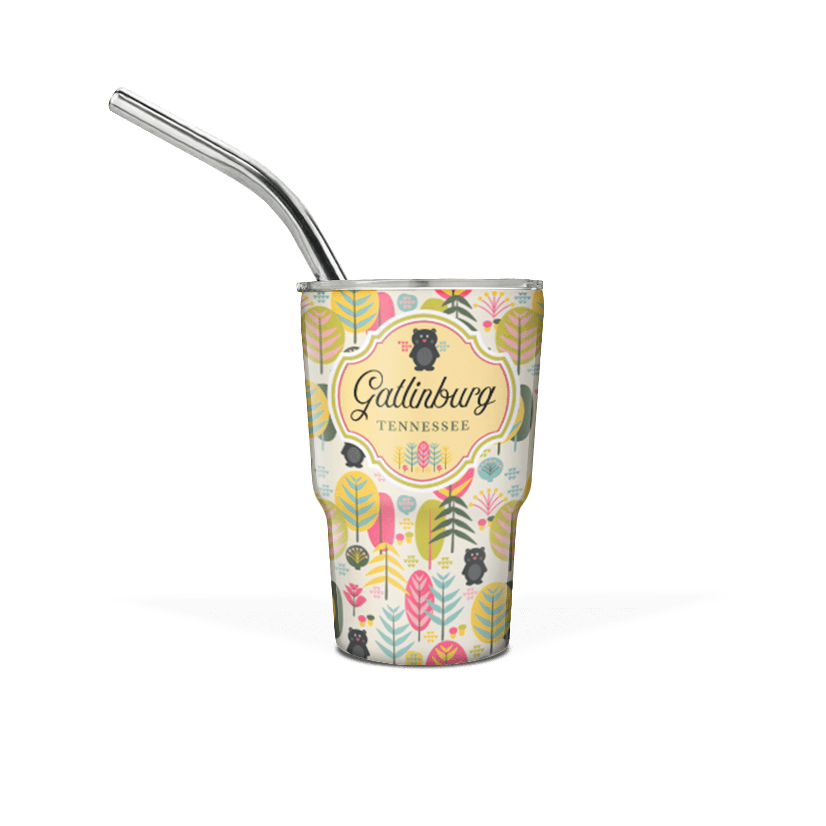 Mini 3 oz Tumbler with Straw