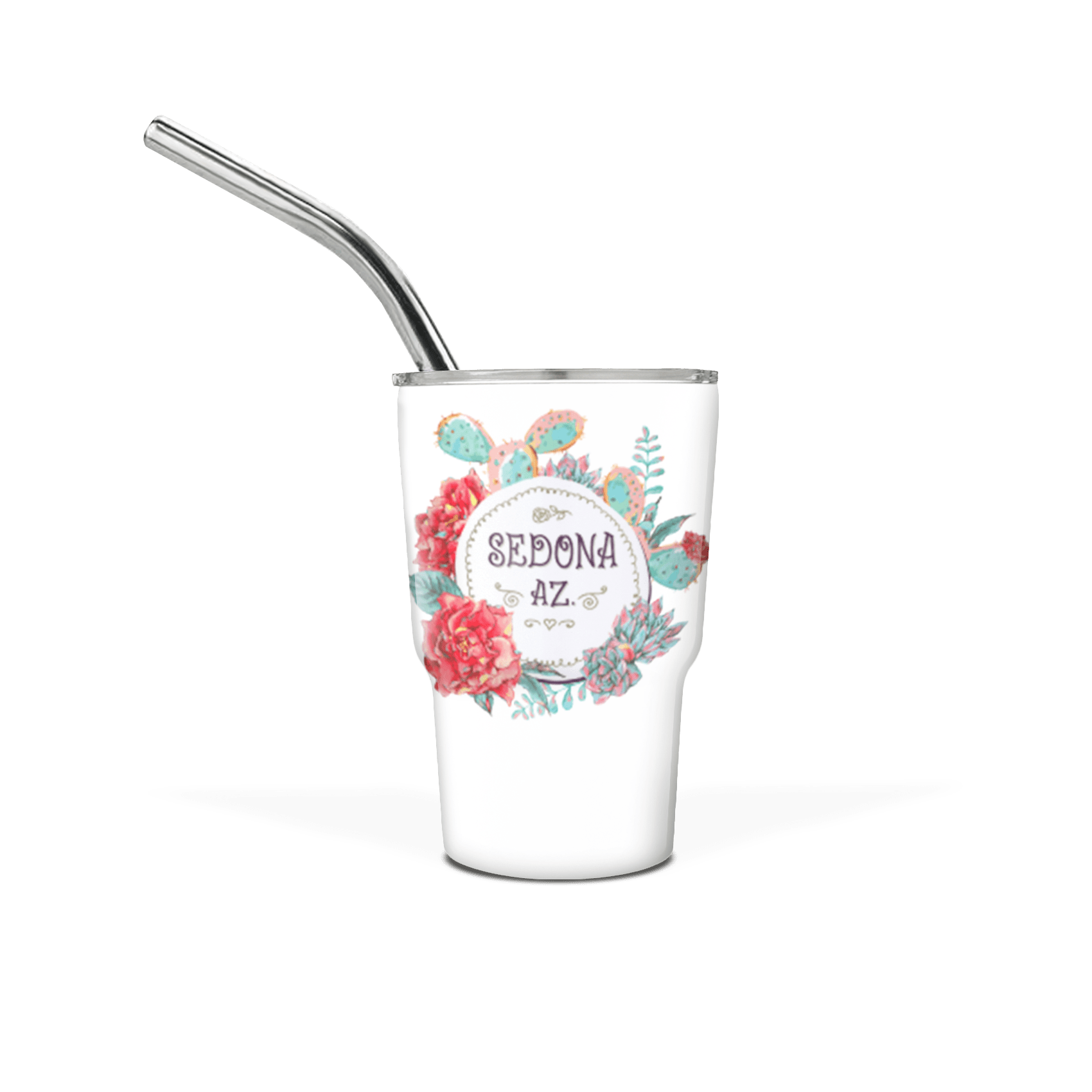 Mini 3 oz Tumbler with Straw