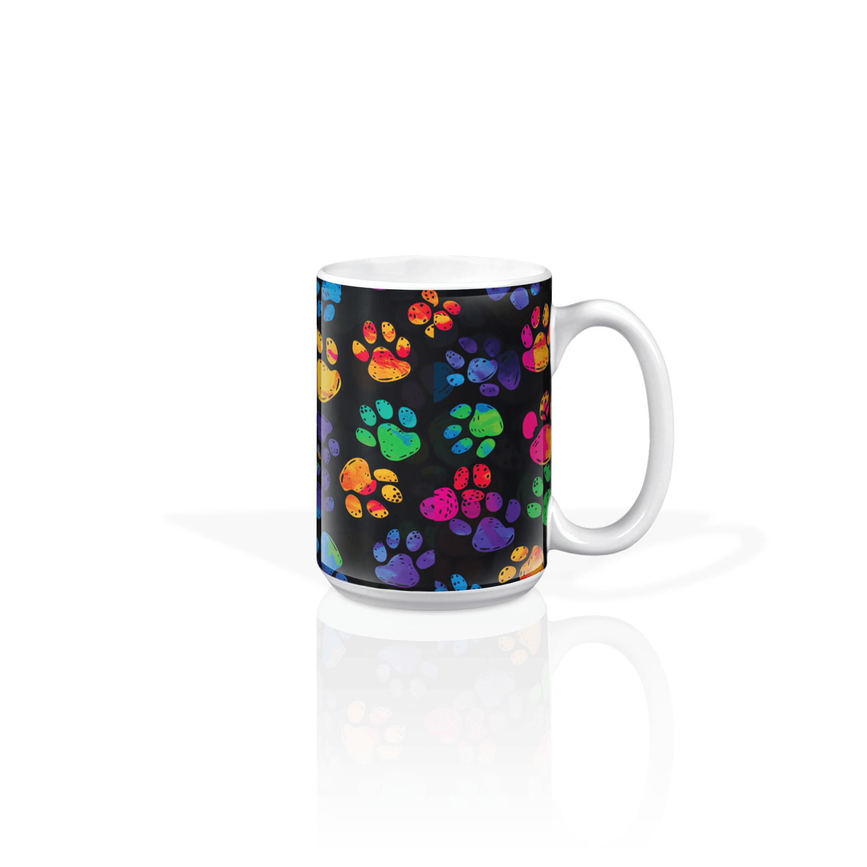 Colorful Dog Paws