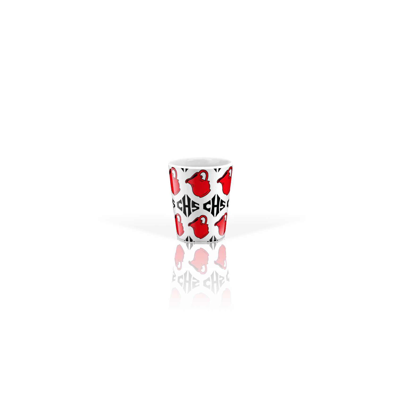 Ceramic Shot Glass 2oz White