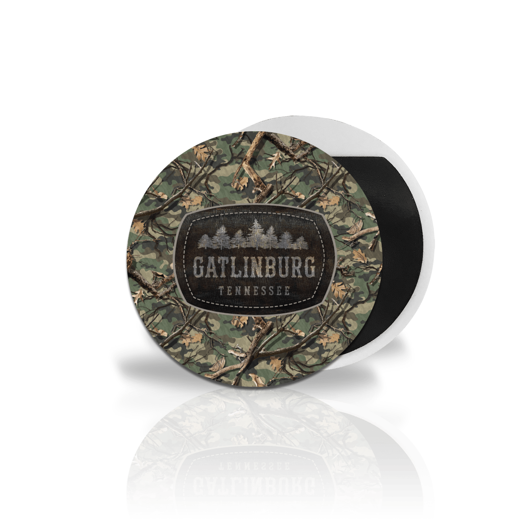 Camo Leather Patch