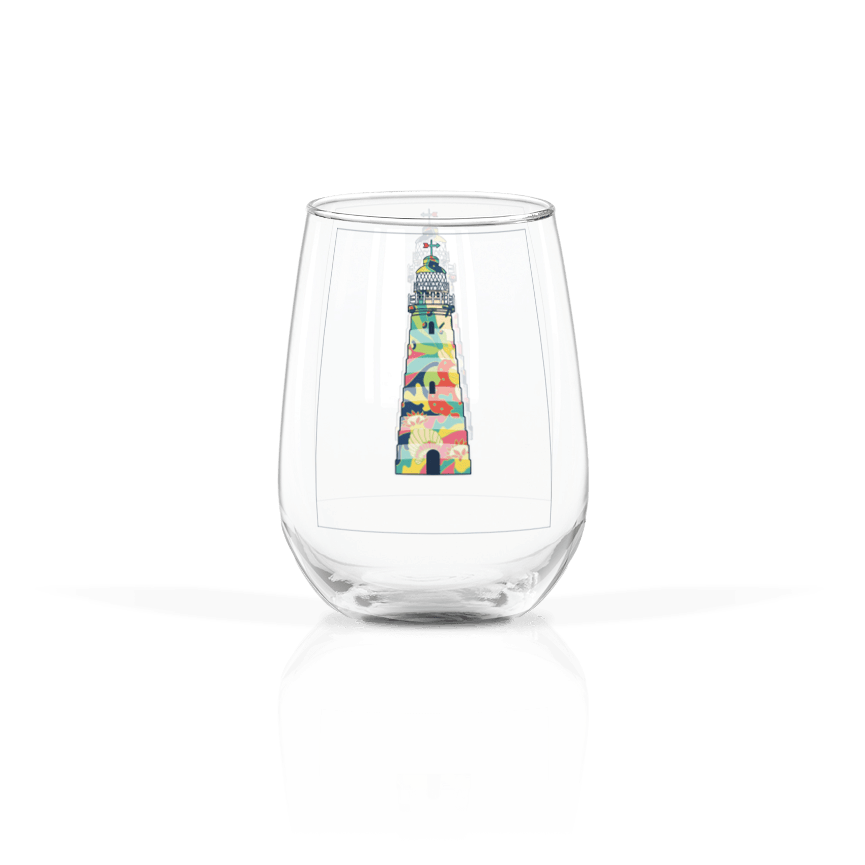 Clear 17oz Stemless Wine Glass