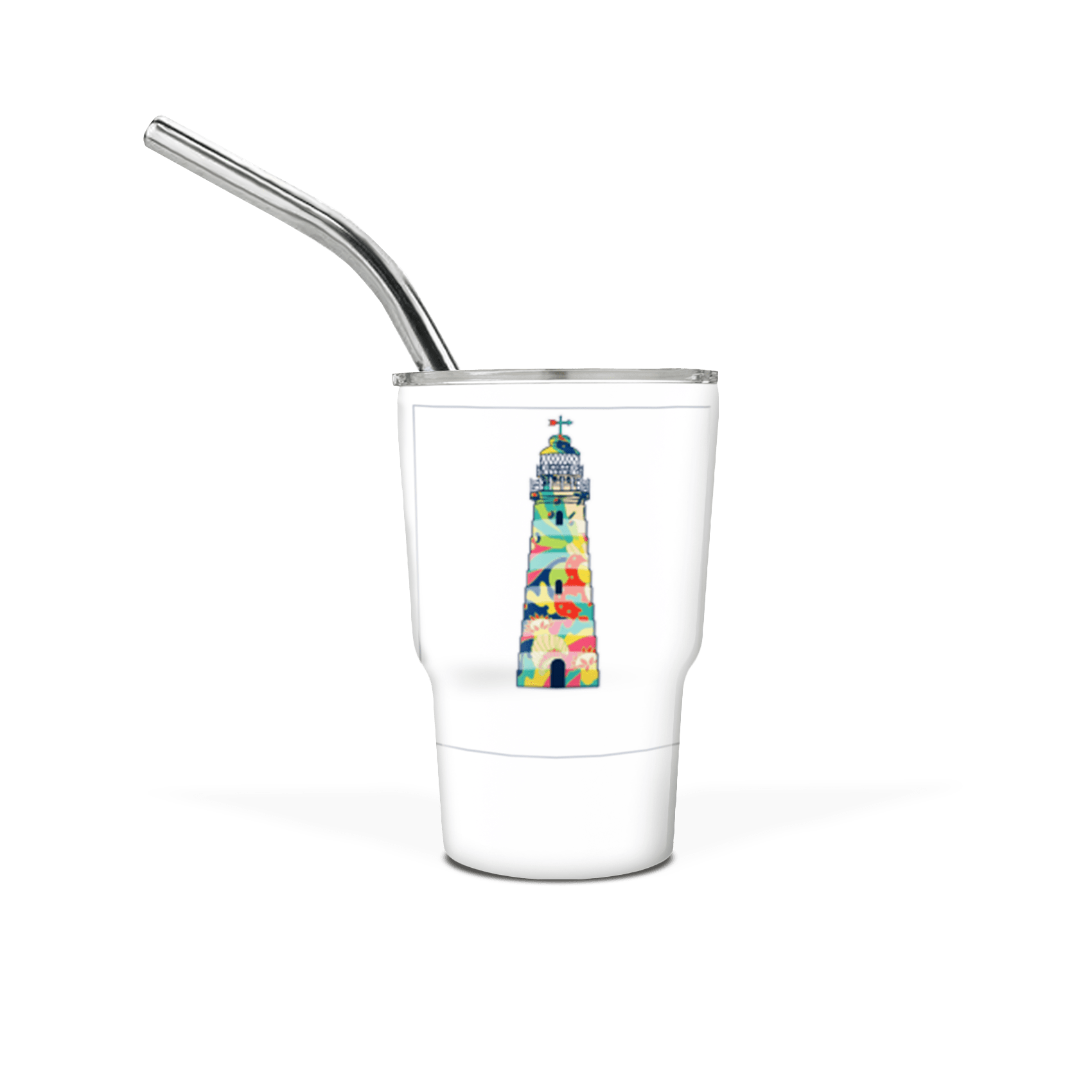 Mini 3 oz Tumbler with Straw