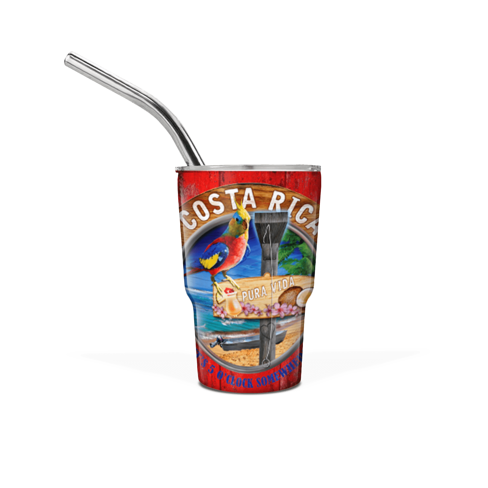 Mini 3 oz Tumbler with Straw